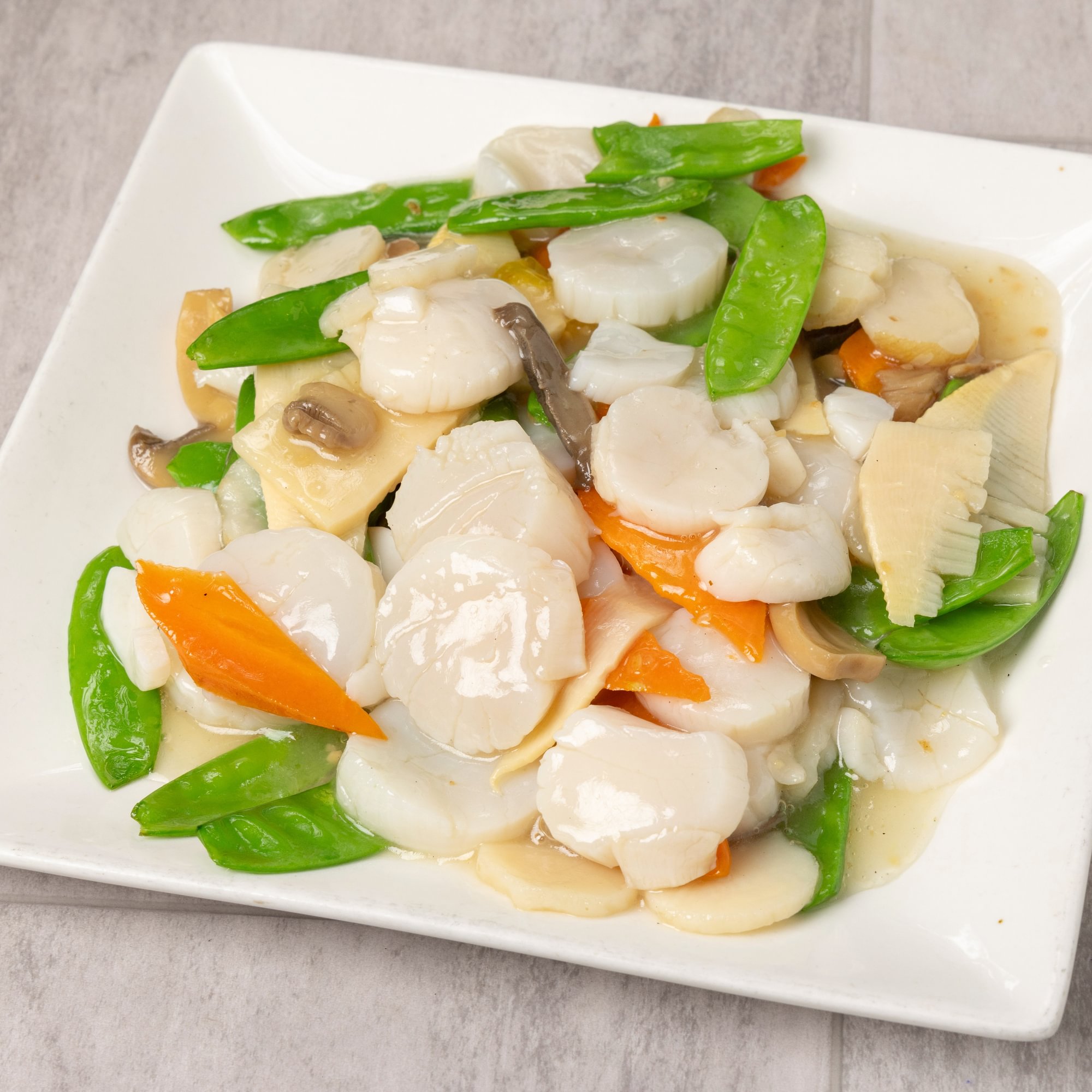 Sautéed scallops (lunch) / 清炒干贝（午）