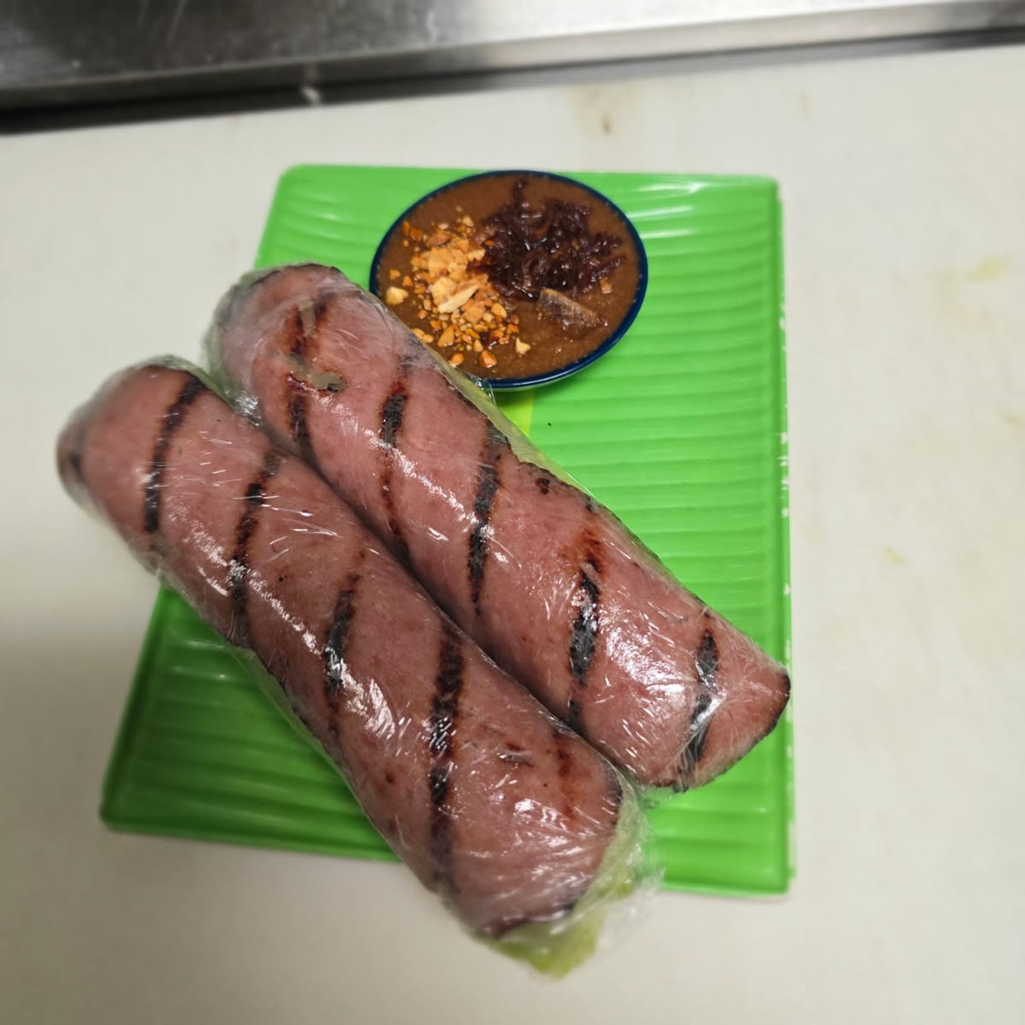 K 4 Nem Nuong Cuon - Pork Patty Spring Rolls (2)