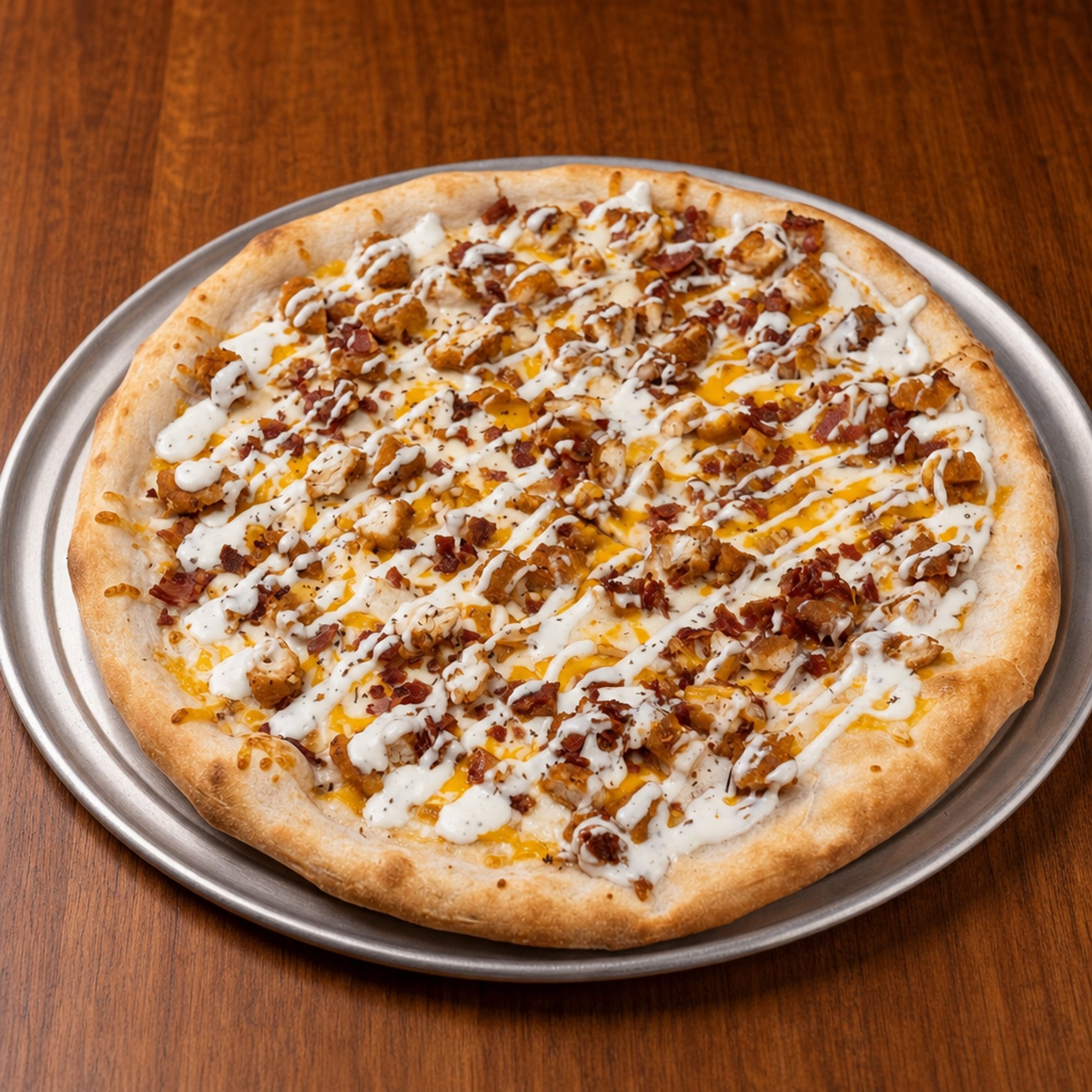 Chicken Bacon Ranch Pizza