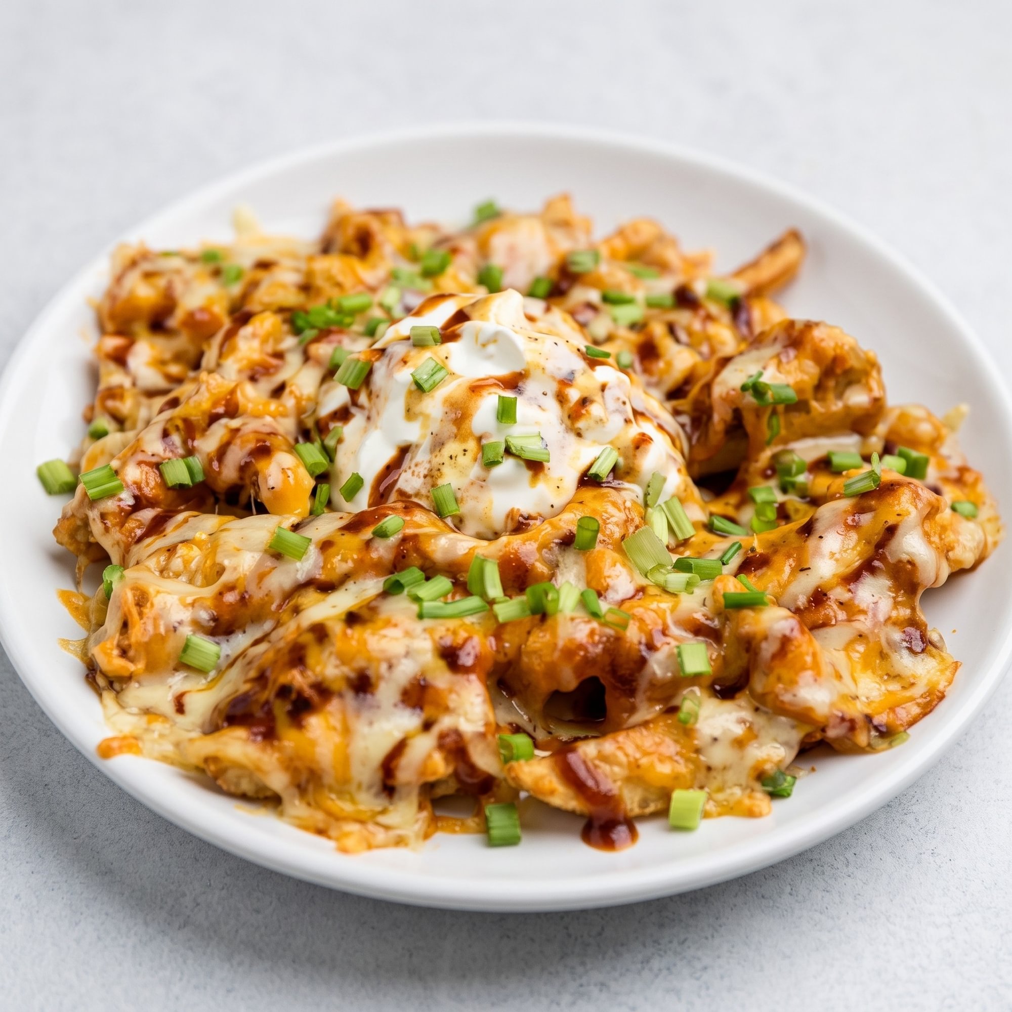 Loaded Pulled Chicken Fries