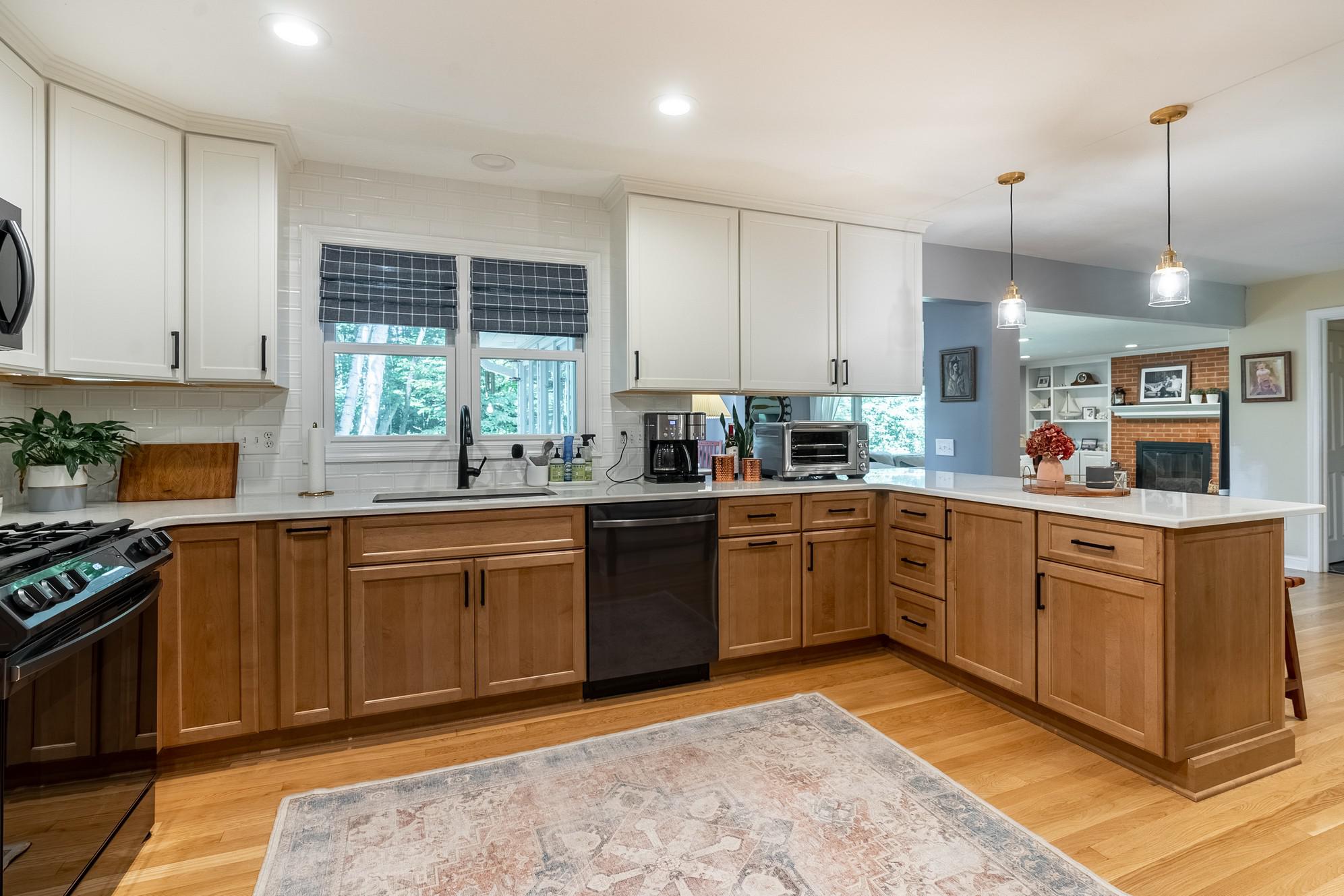 Two Tone Cabinet Kitchen Remodel Westerville Ohio