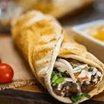 Kafta kabob sandwich