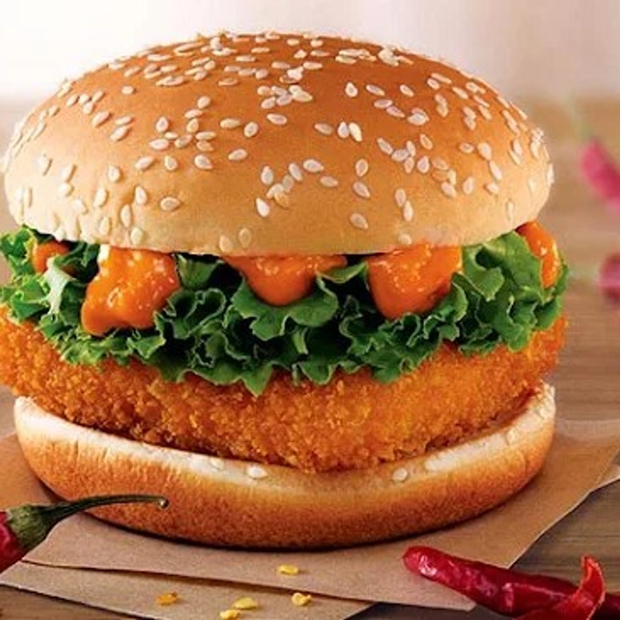 Chilly Paneer Burger