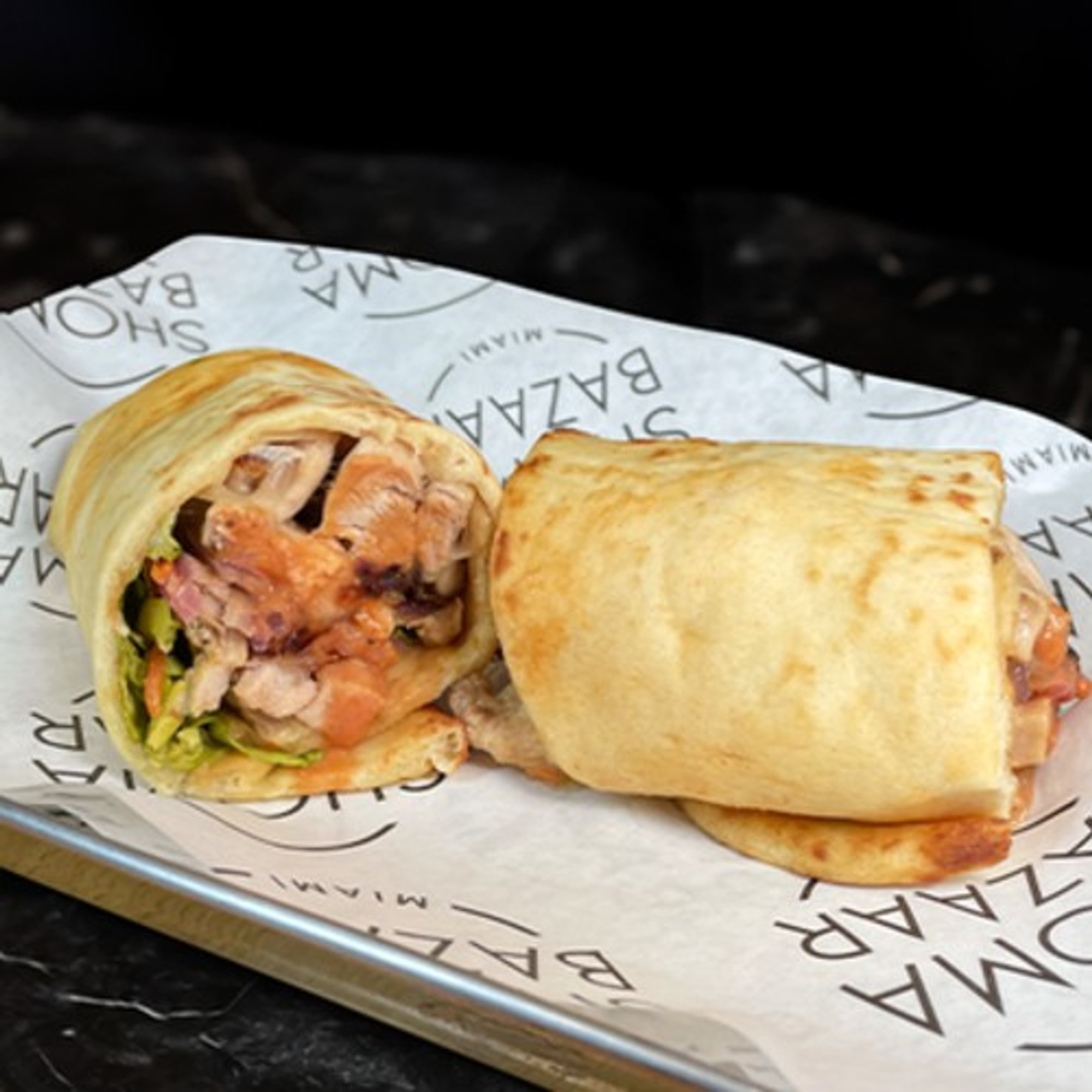 Philly Grilled Chicken Wrap