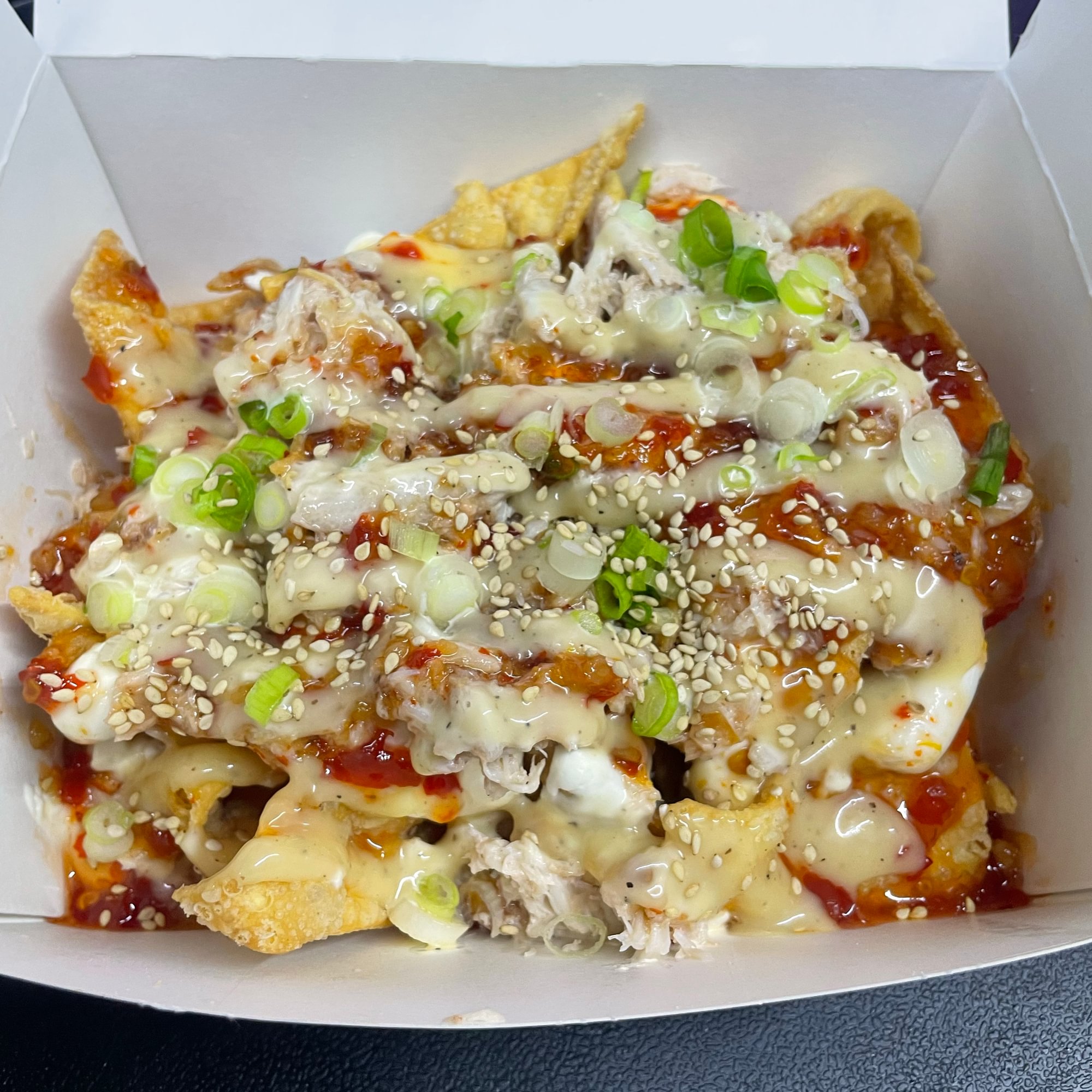 Crab Rangoon Nachos