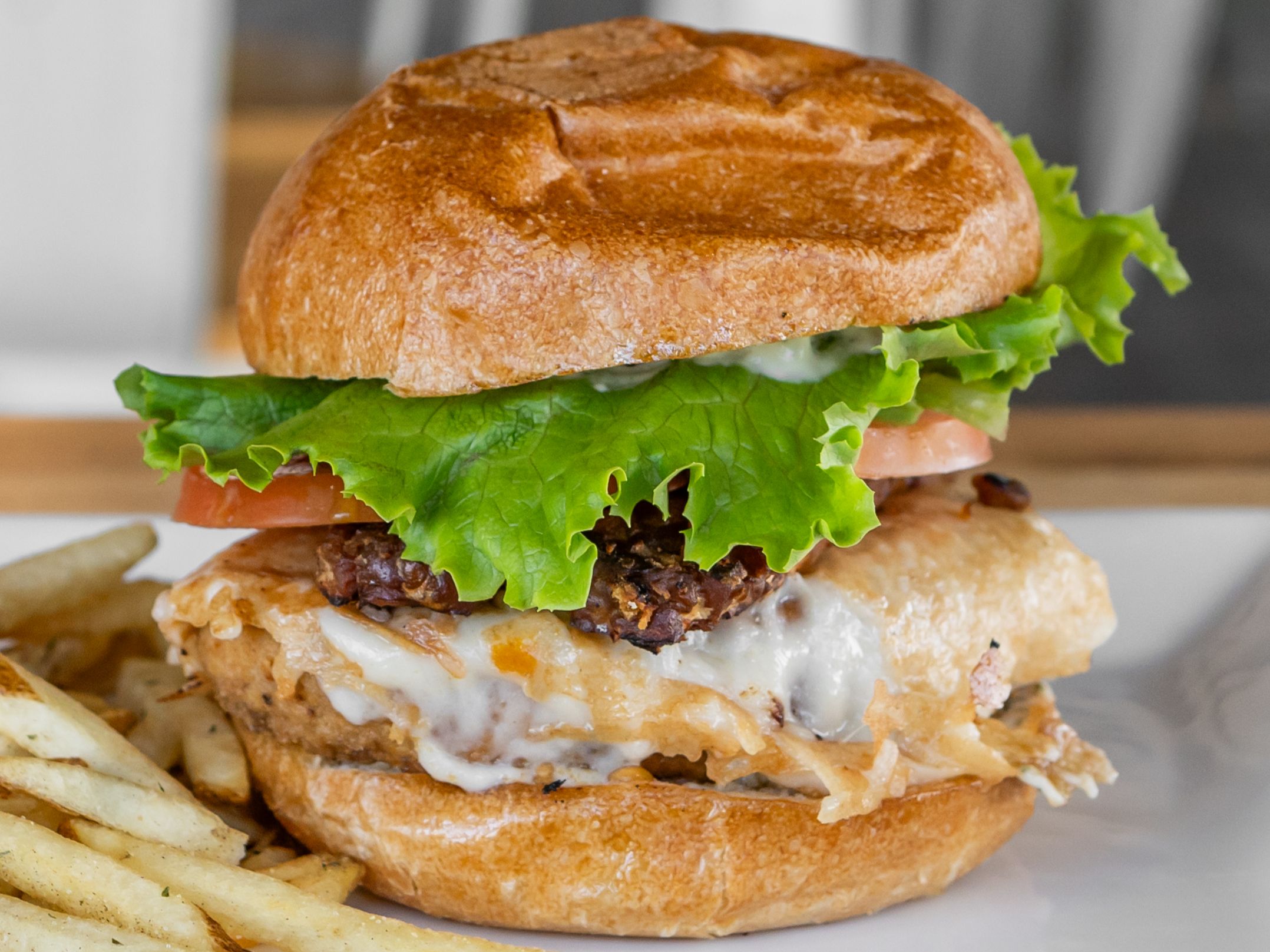 Chick'n Bacon Swiss