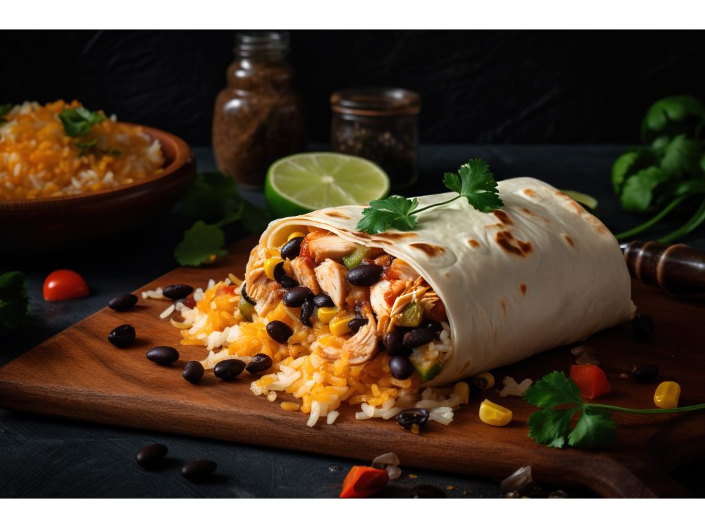 Burrito Arroz y Frijol/Rice & Beans Burrito