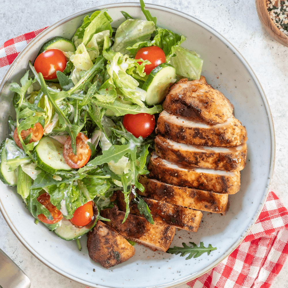 Buffalo Grilled Chicken Salad