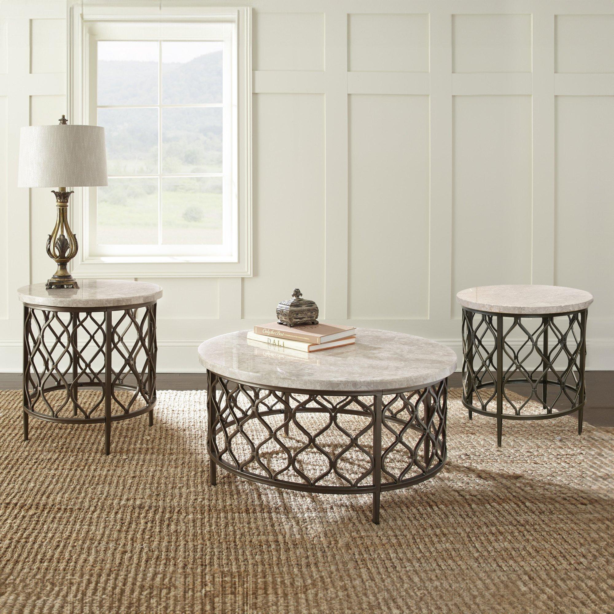 Roland 3 - Piece Cocktail & 2 End Tables