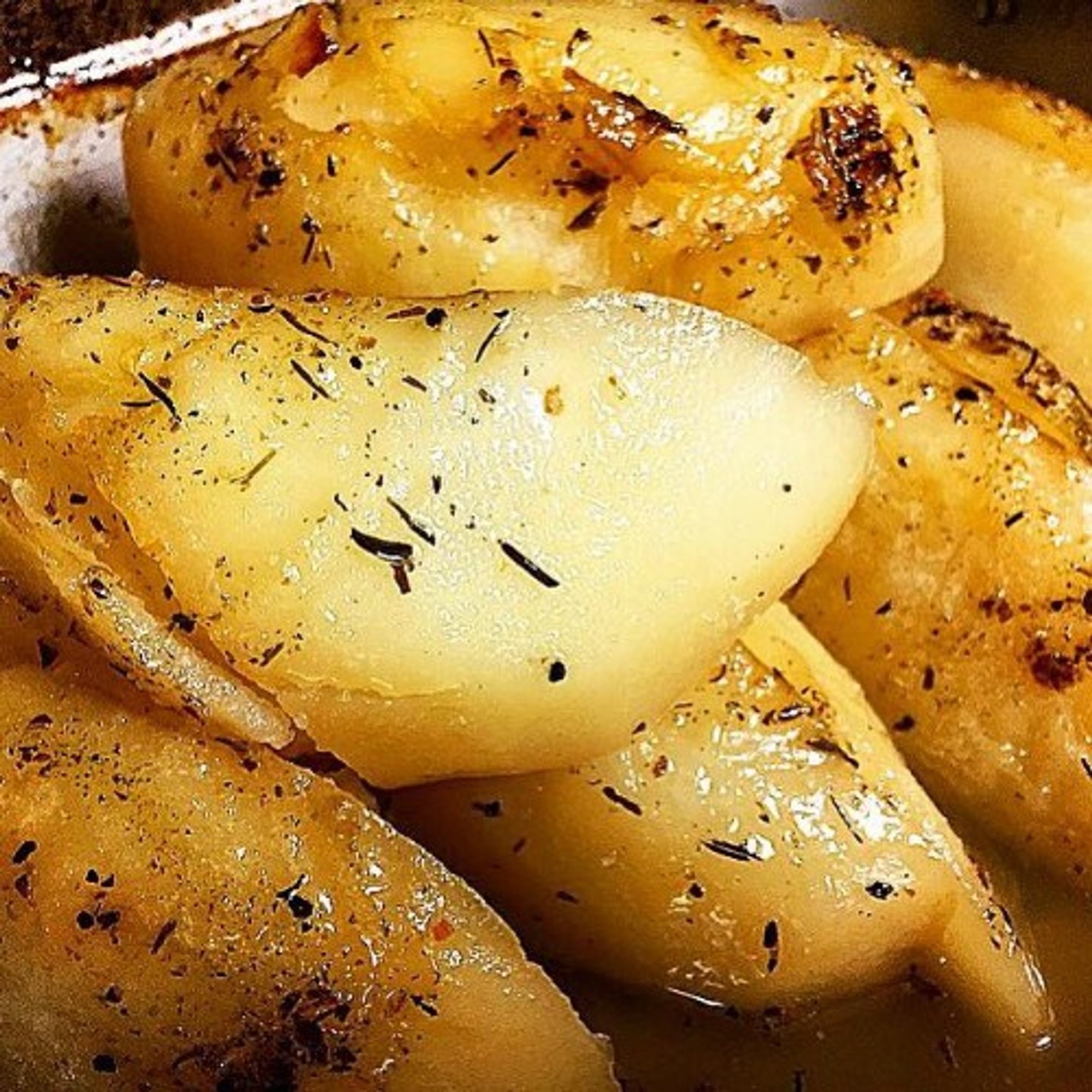 Greek Oven Brown Potatoes