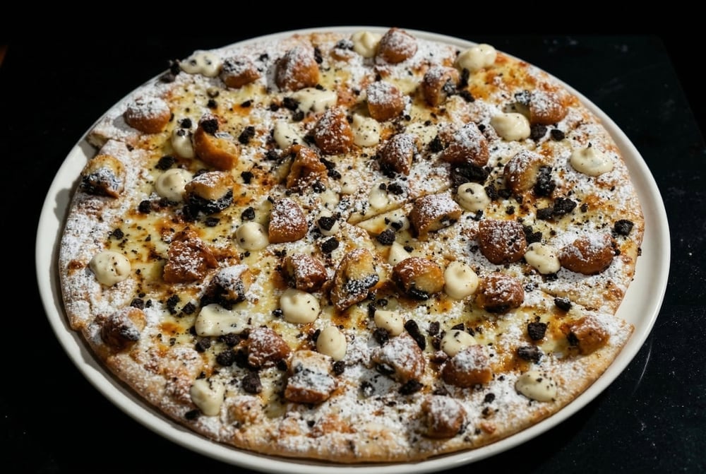 18" Fried Oreo Pizza