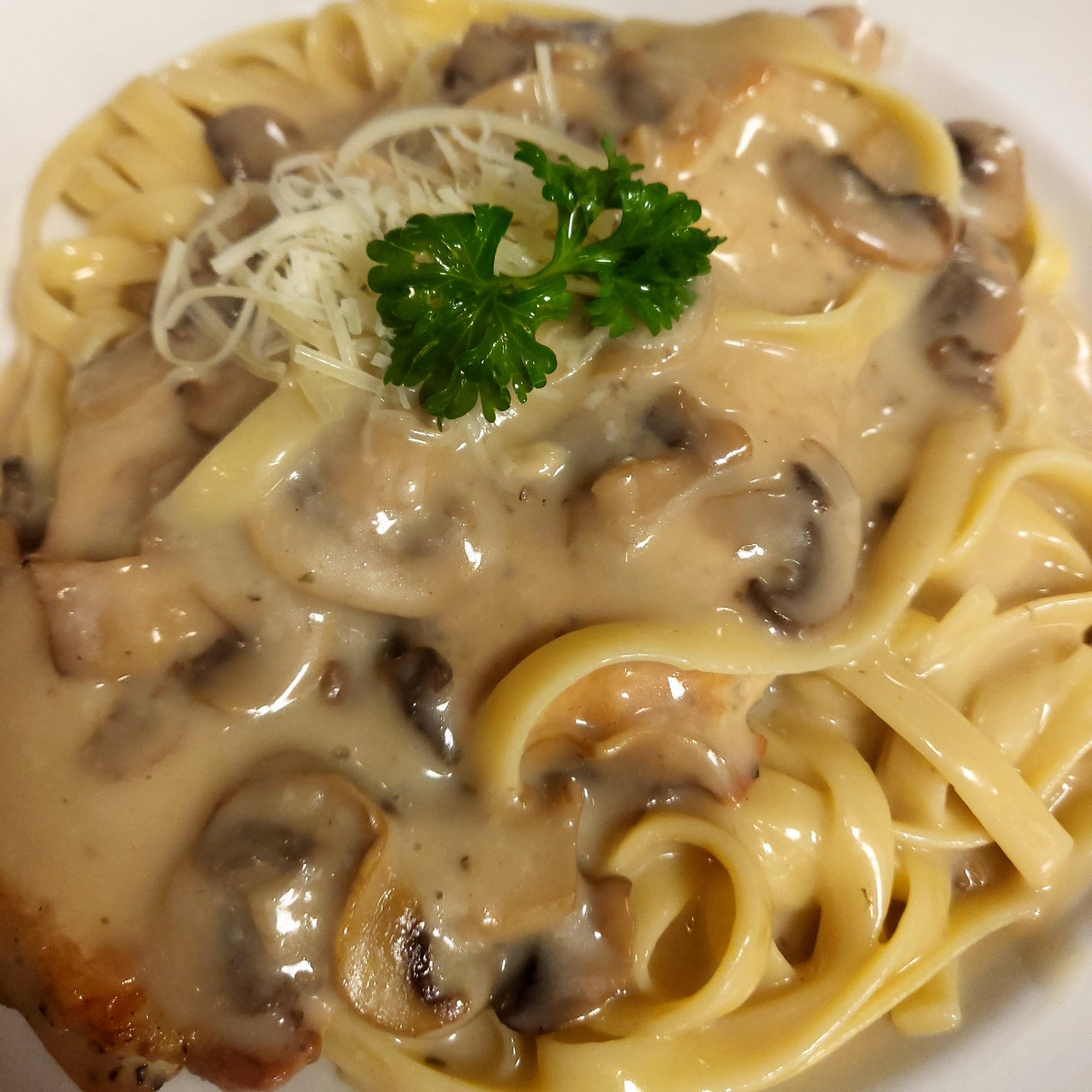 L: Chicken Marsala