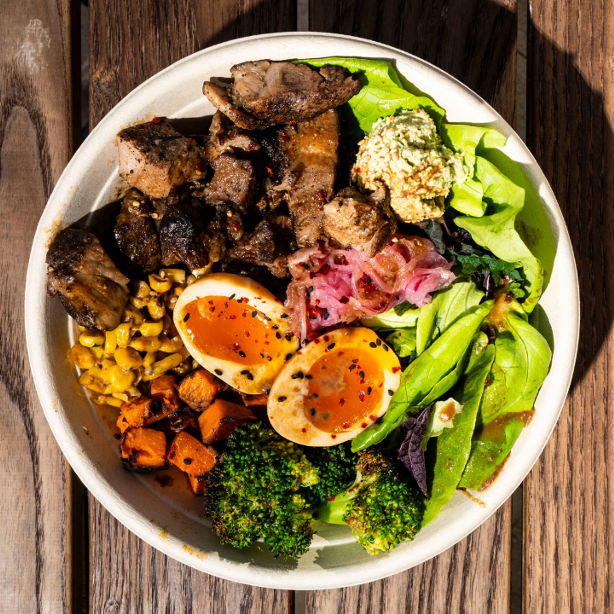 Build Your Own Espresso-Rubbed Pork Bowl
