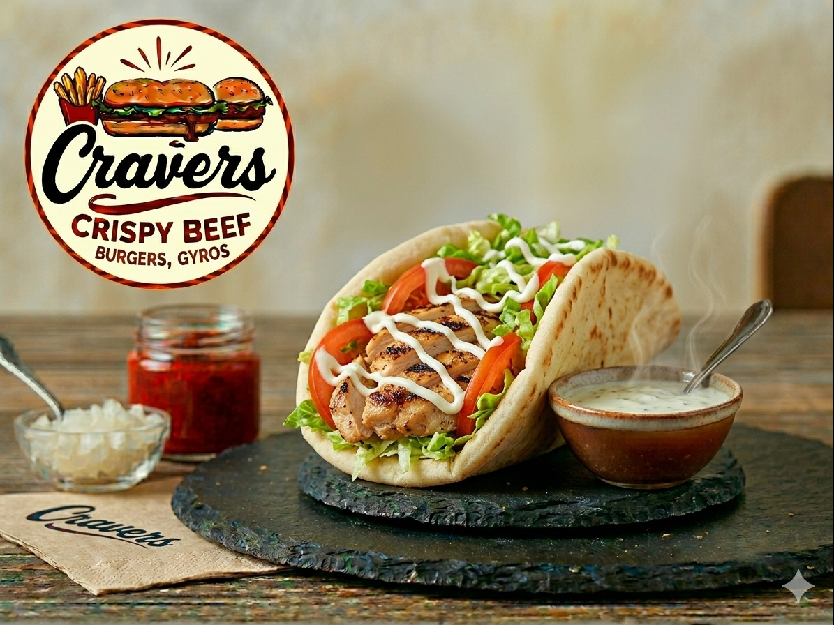 Chicken on a pita