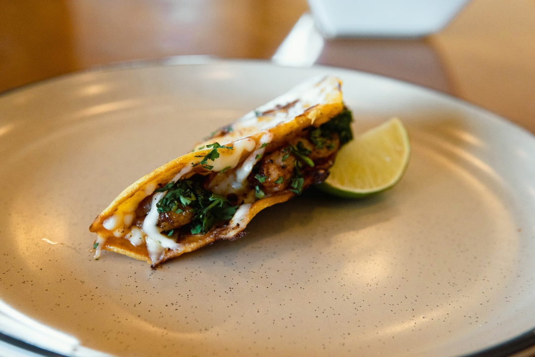 AnchoChile Shrimp Taco