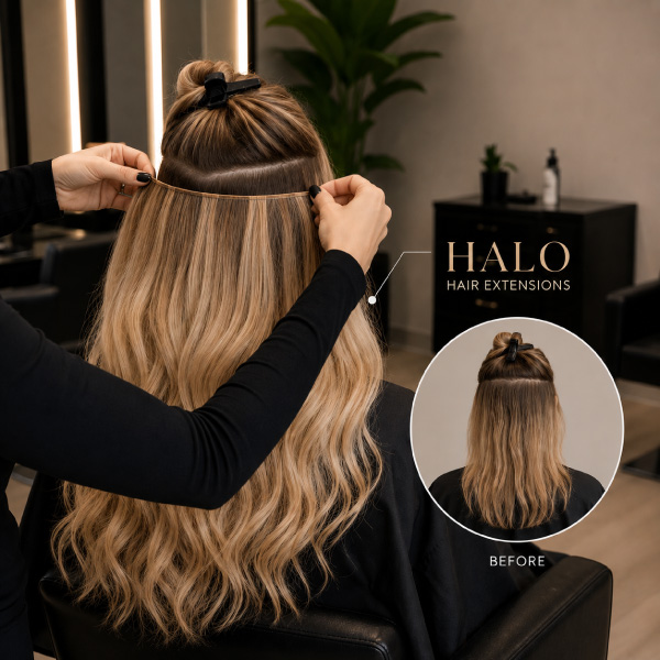 Clip-In or Halo Hair Extensions