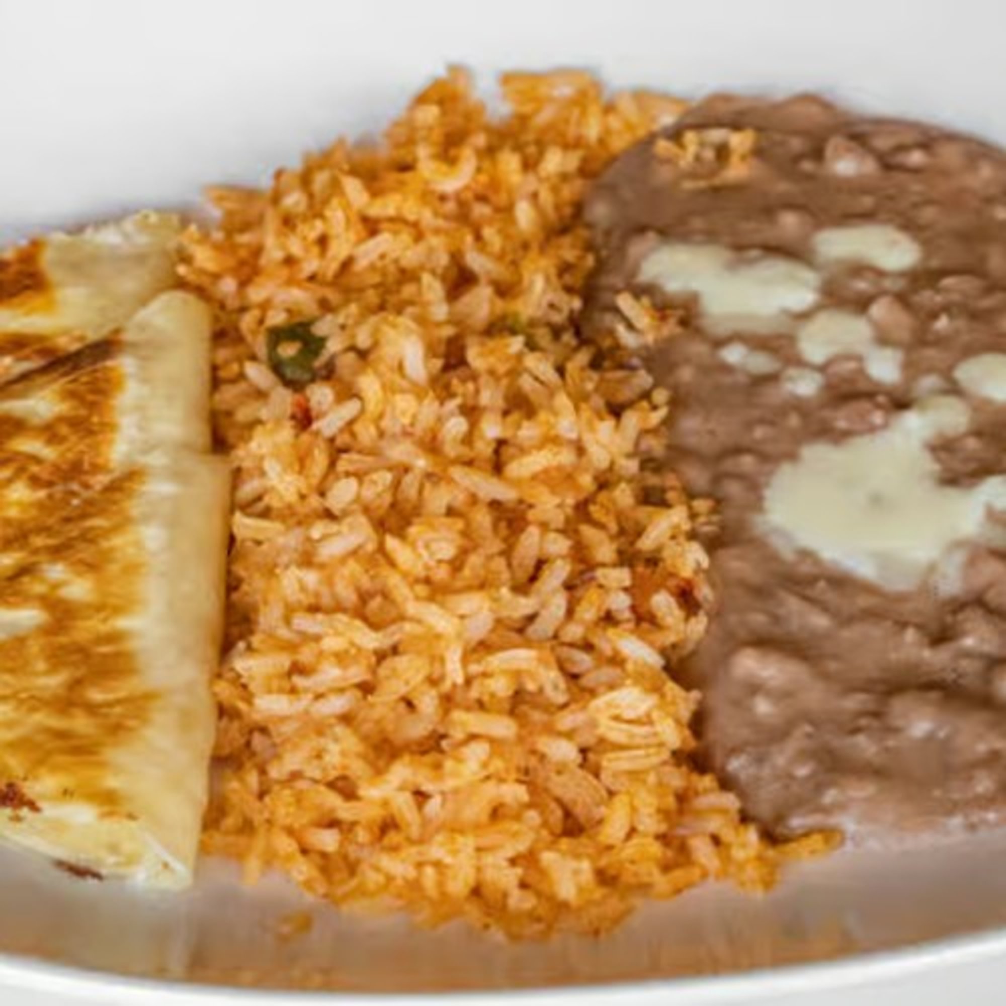 P. Kids Quesadilla, Rice and Beans