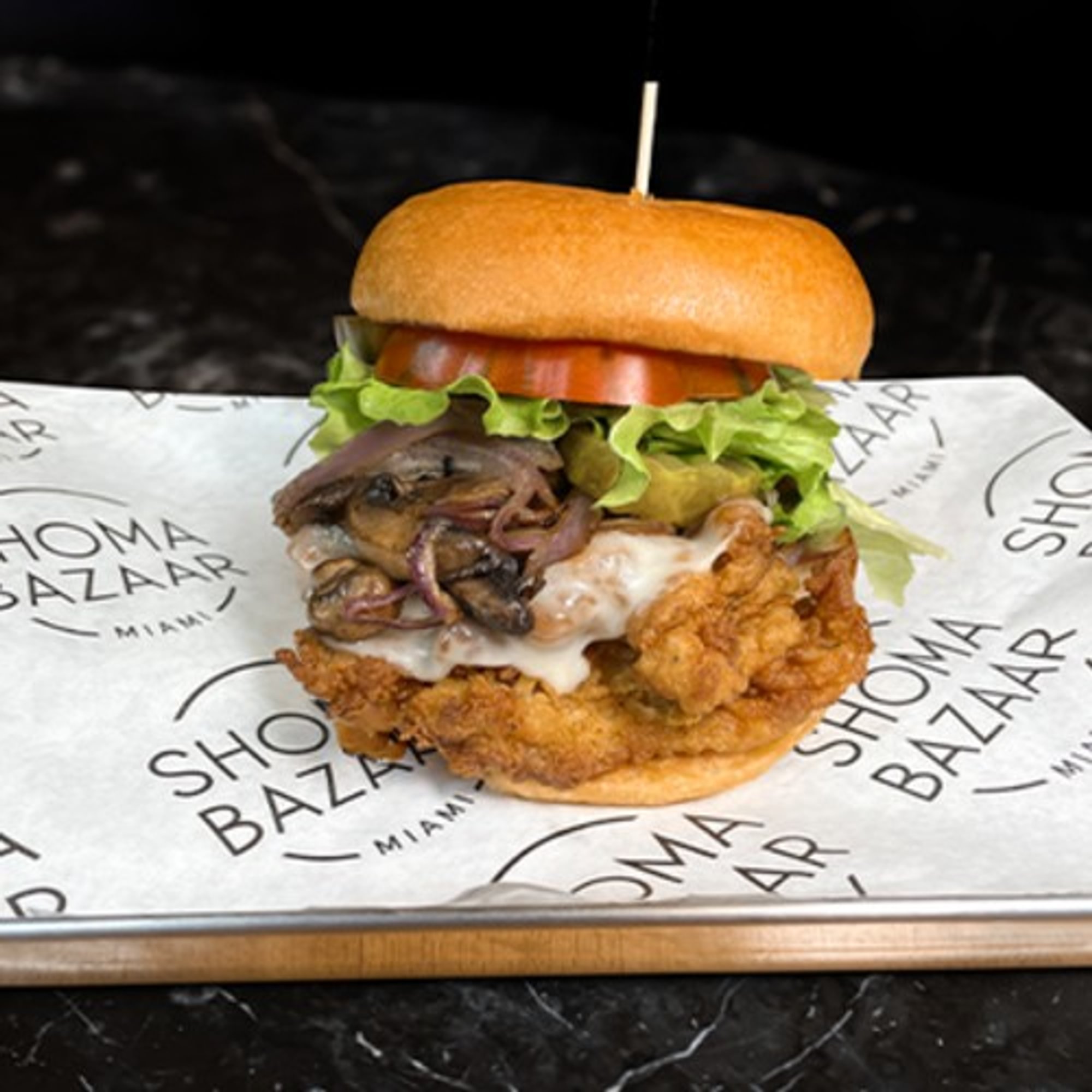 PJs Mushroom Melt Sandwich