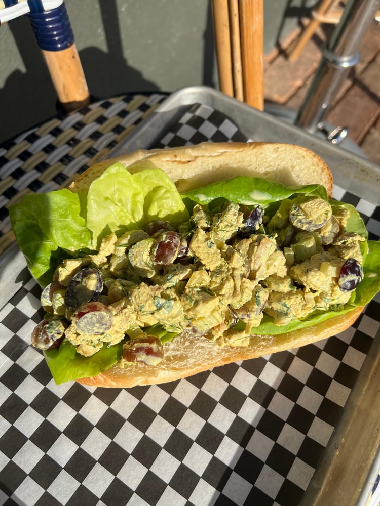 Curried Chicken Salad Sandwich