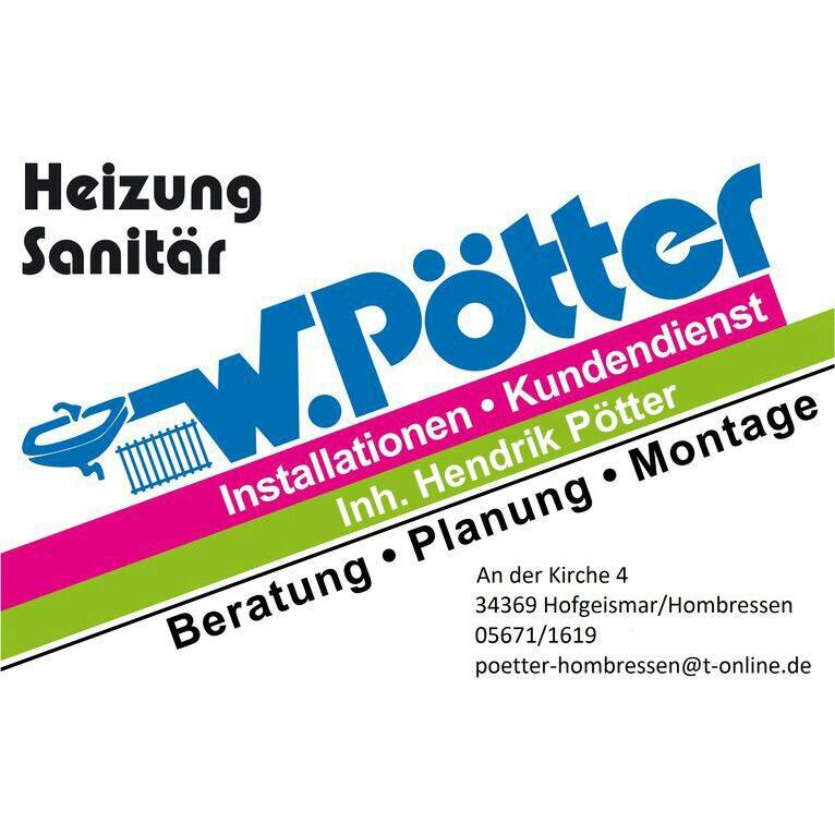 Logo von W. Pötter Heizung Sanitär Inh. Hendrik Pötter
