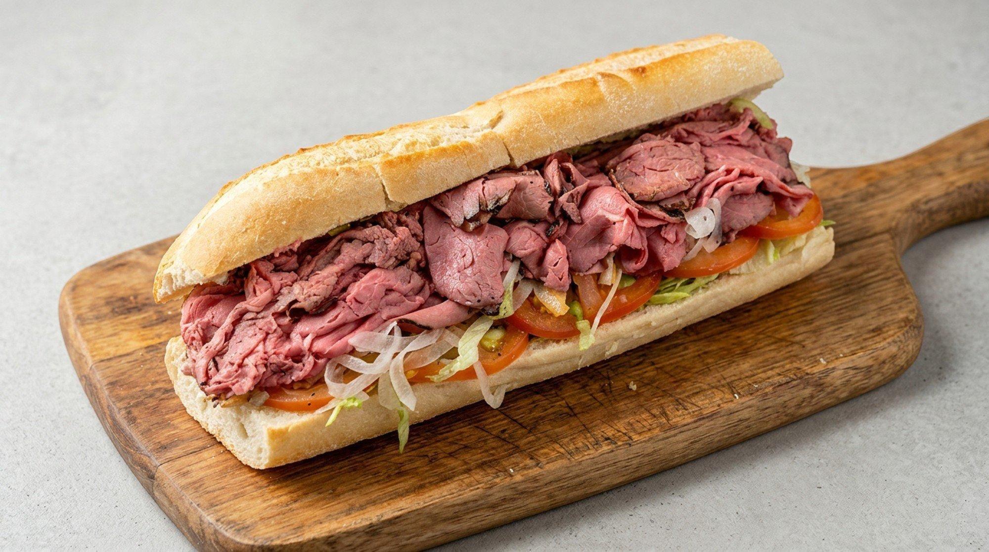 Roast Beef and Cheese