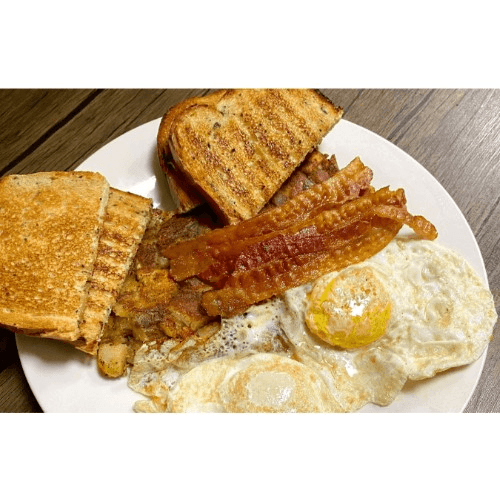 2 Eggs, Meat, Toast & Homefries