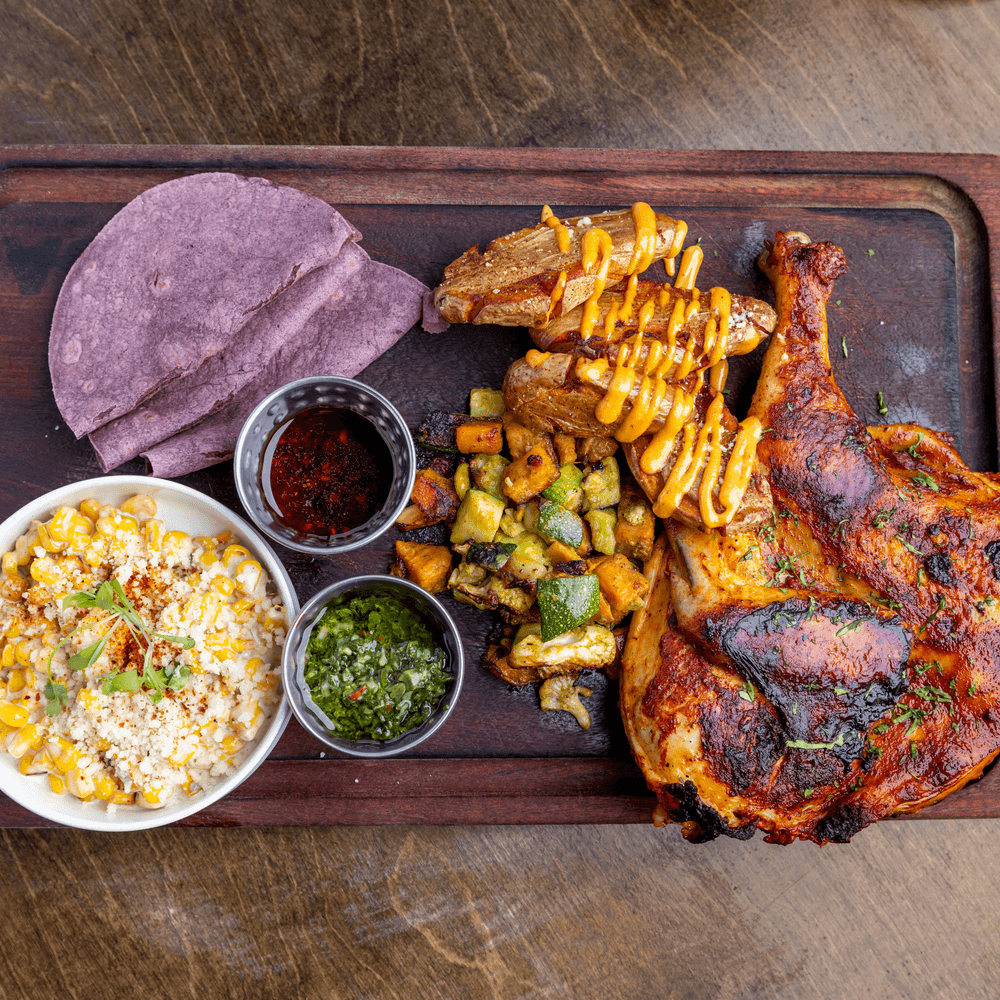 Roasted Half Chicken Mole Negro