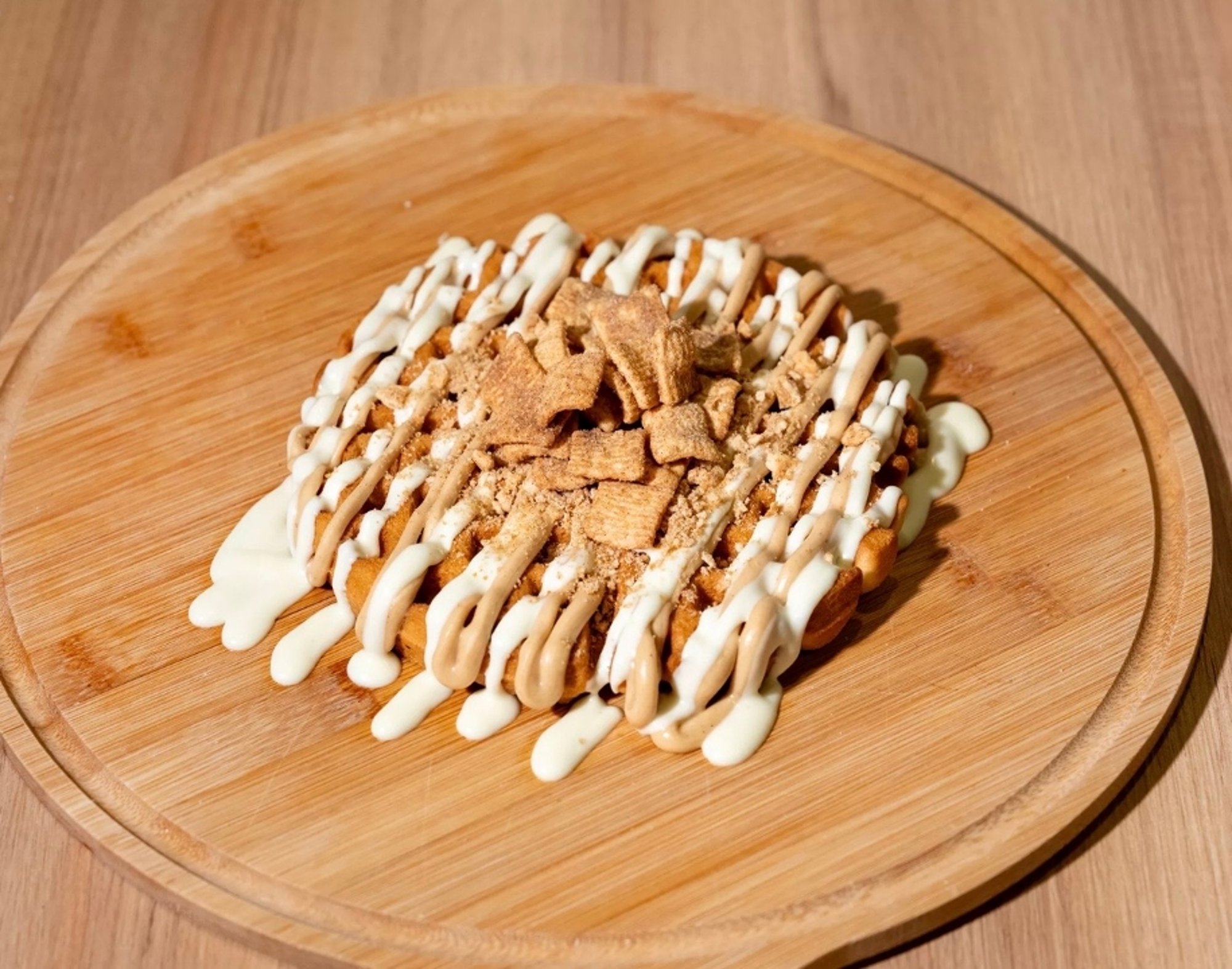 Cinnamon Toast Crunch Belgian Waffle