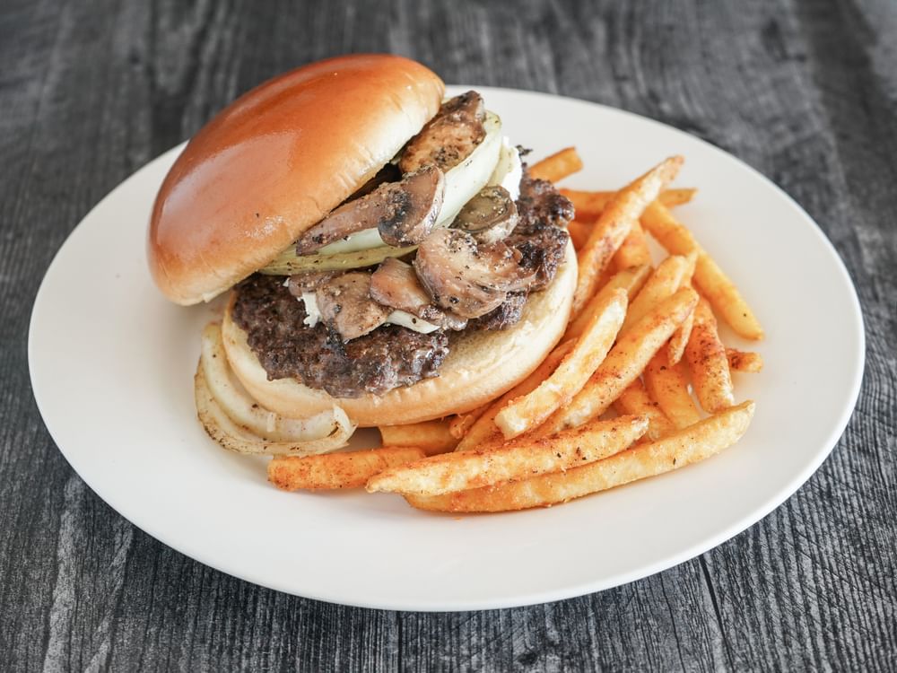 Grilled Mushroom Burger