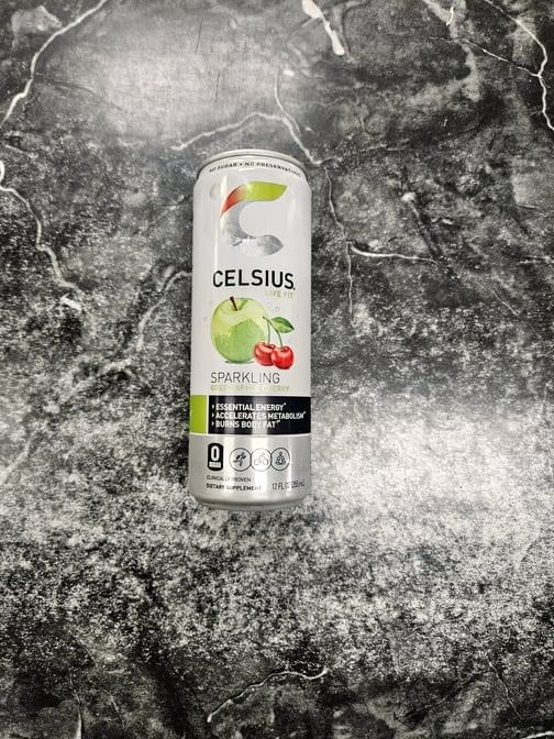 Celsius Green Apple Cherry 12 Oz