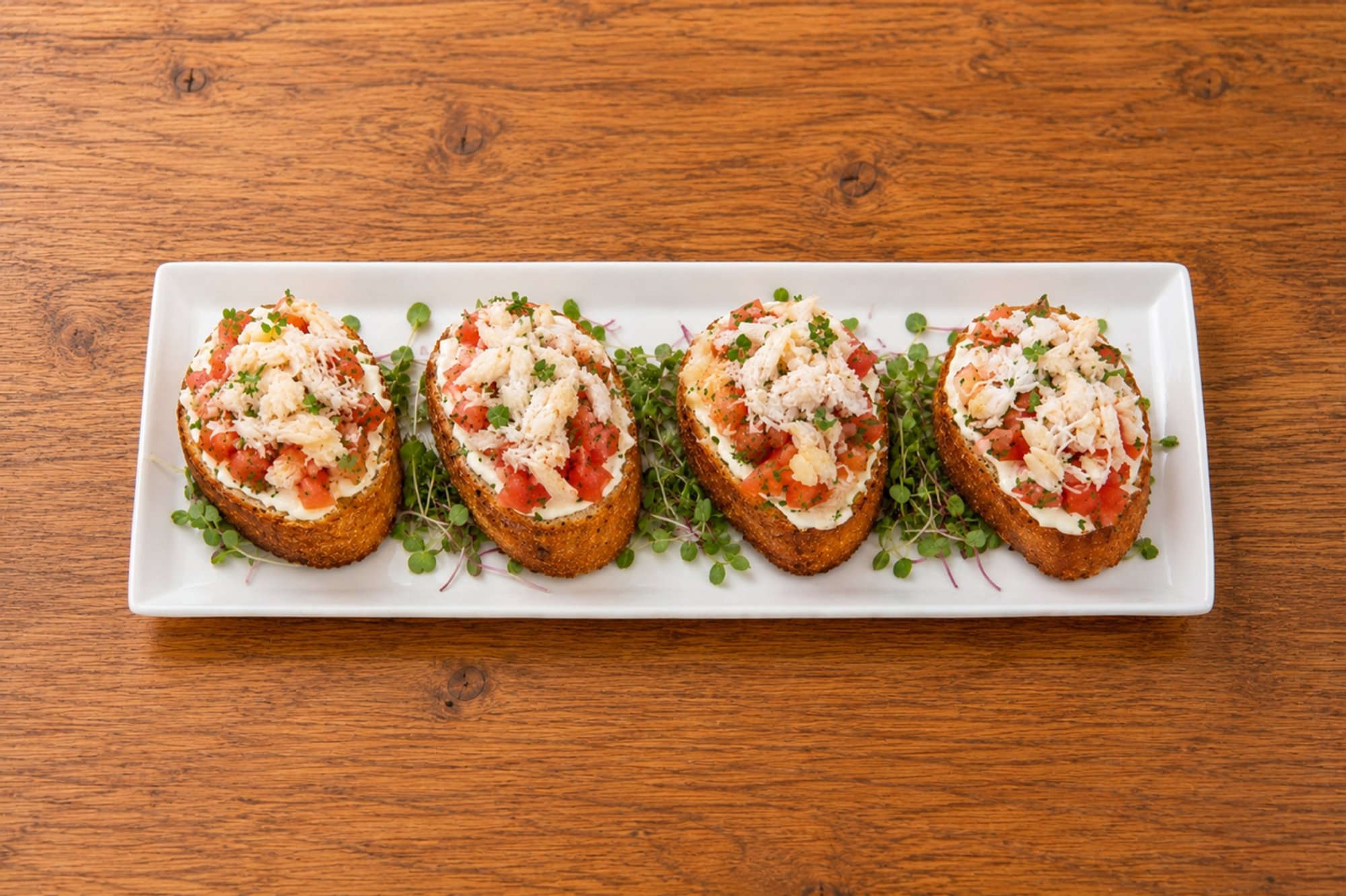 Crab Bruschetta
