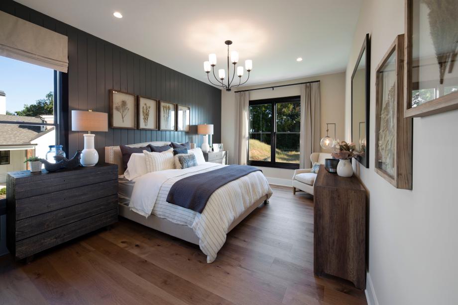 Main level bedroom in the Rosebriar