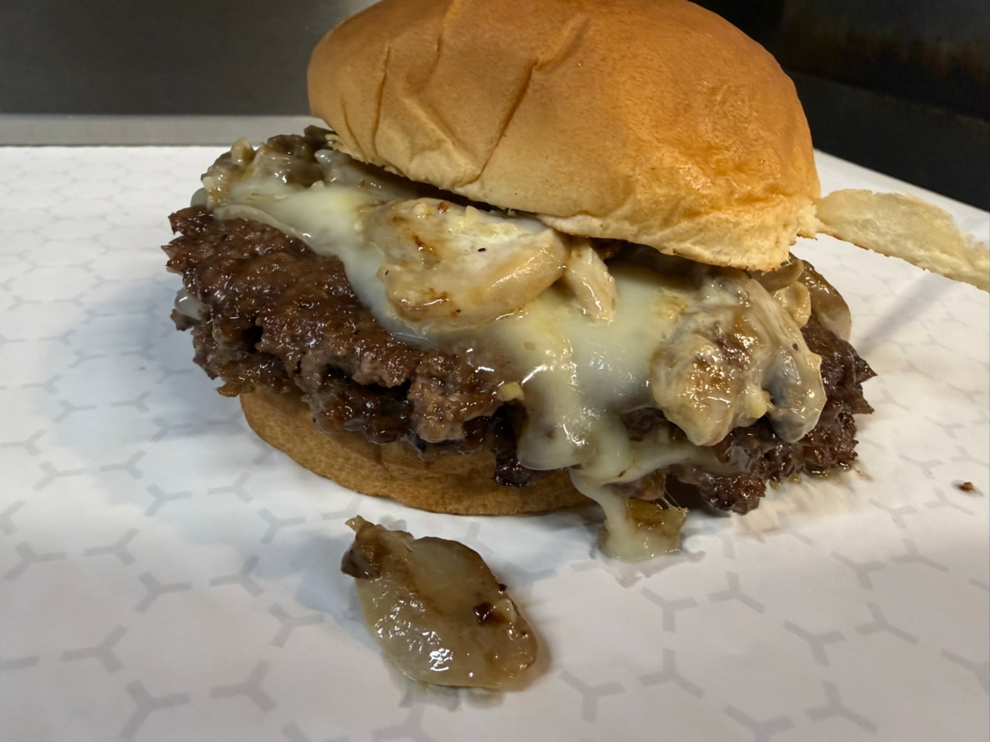 Mushroom Swiss Burger