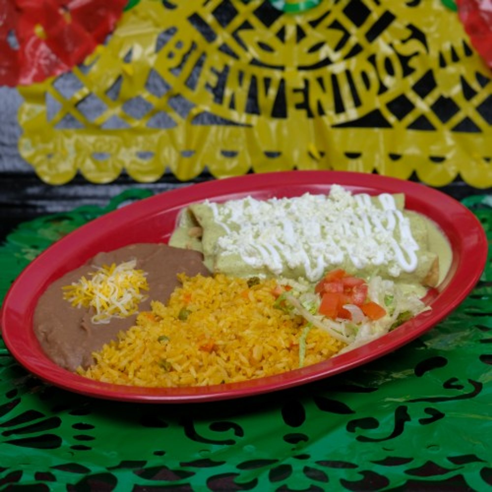 Enchiladas Plate