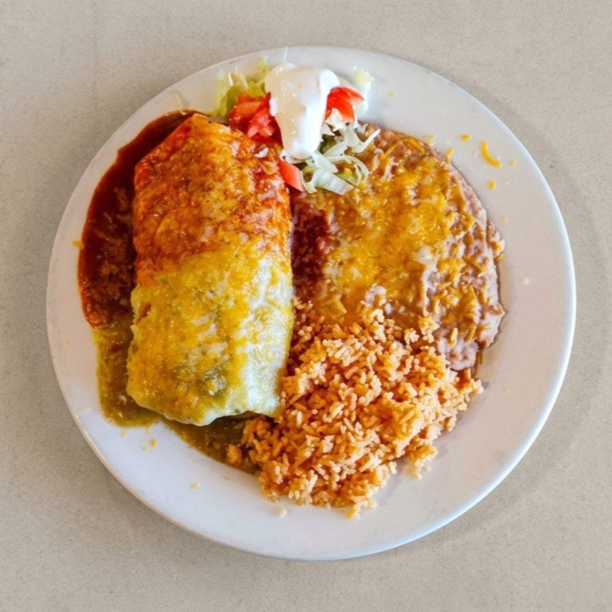 Alfredo's Smothered Burrito