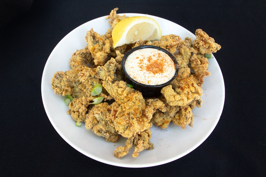 Fried oysters, each