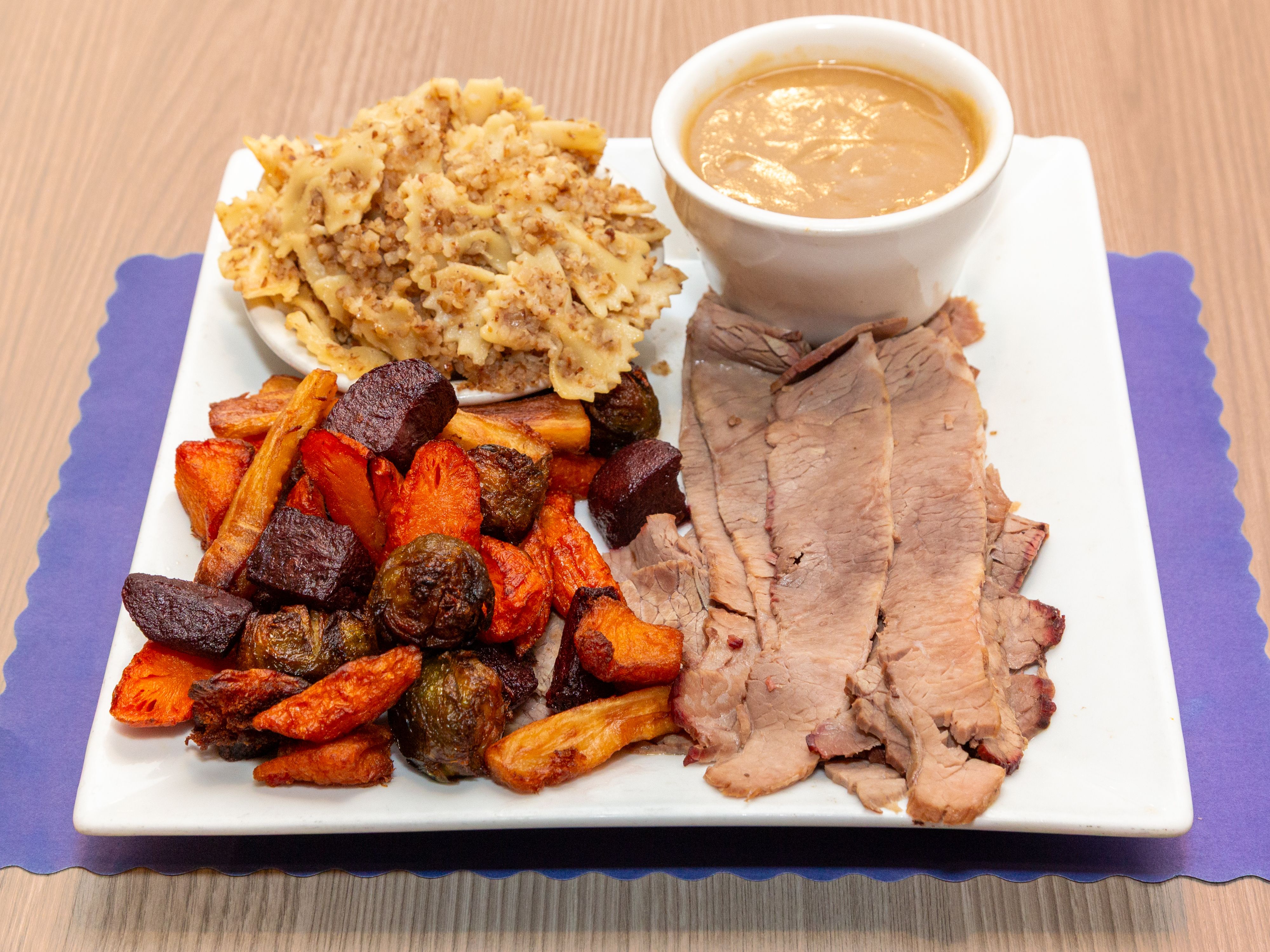 * Brisket Dinner with Gravy