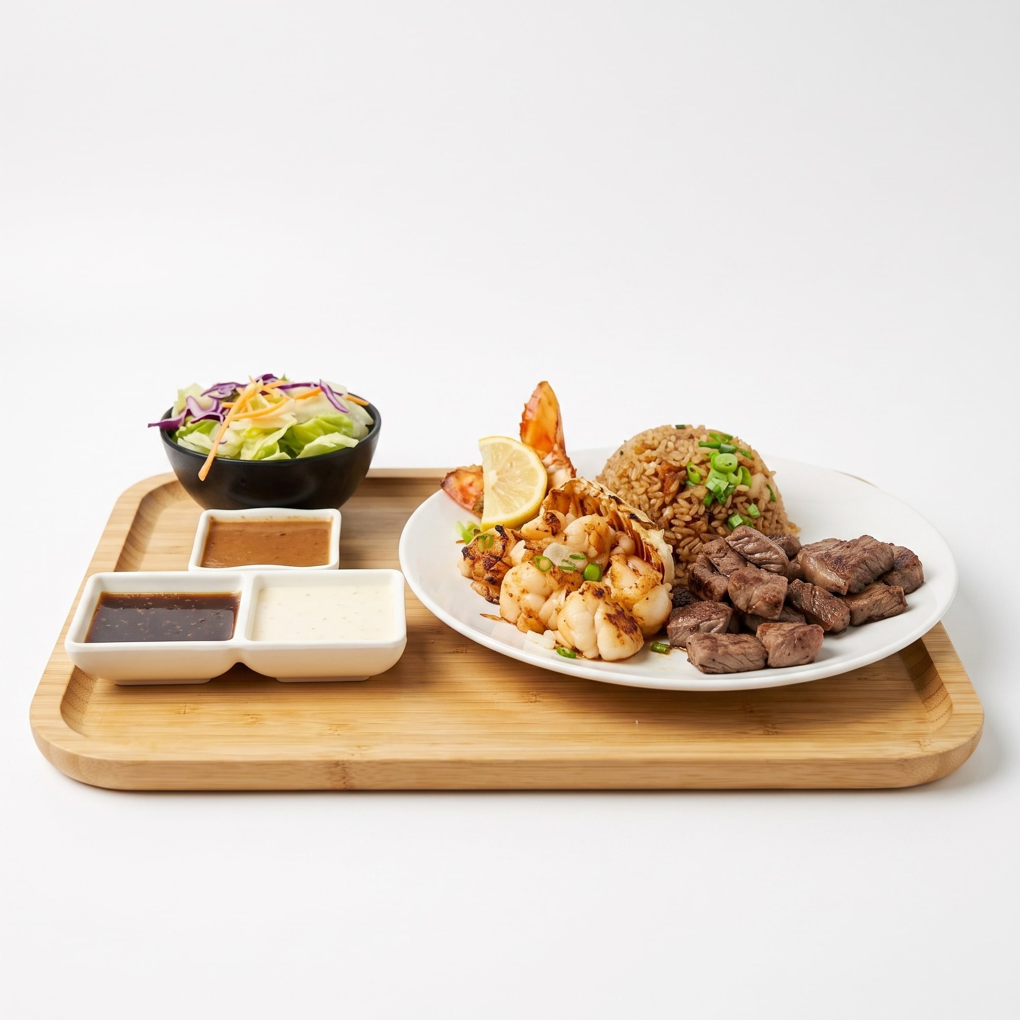 Hibachi Steak & Lobster