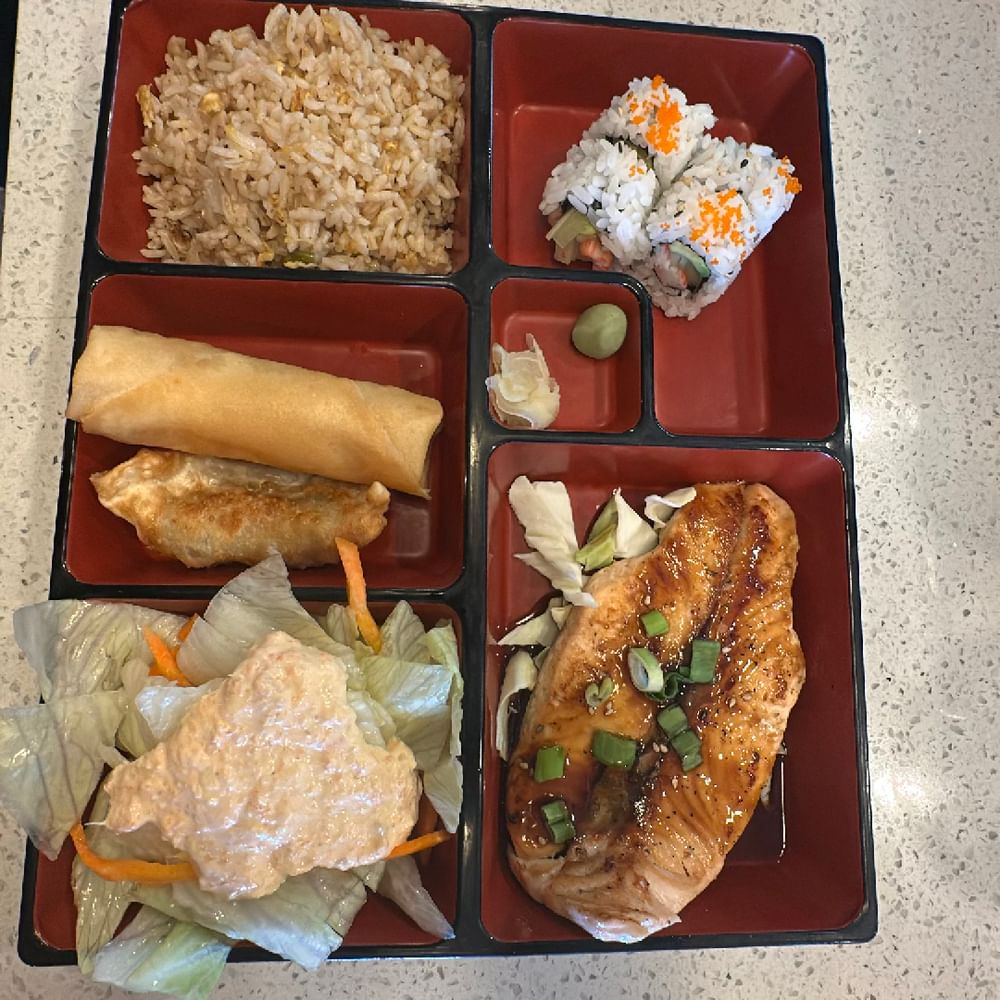 Salmon Bento Box
