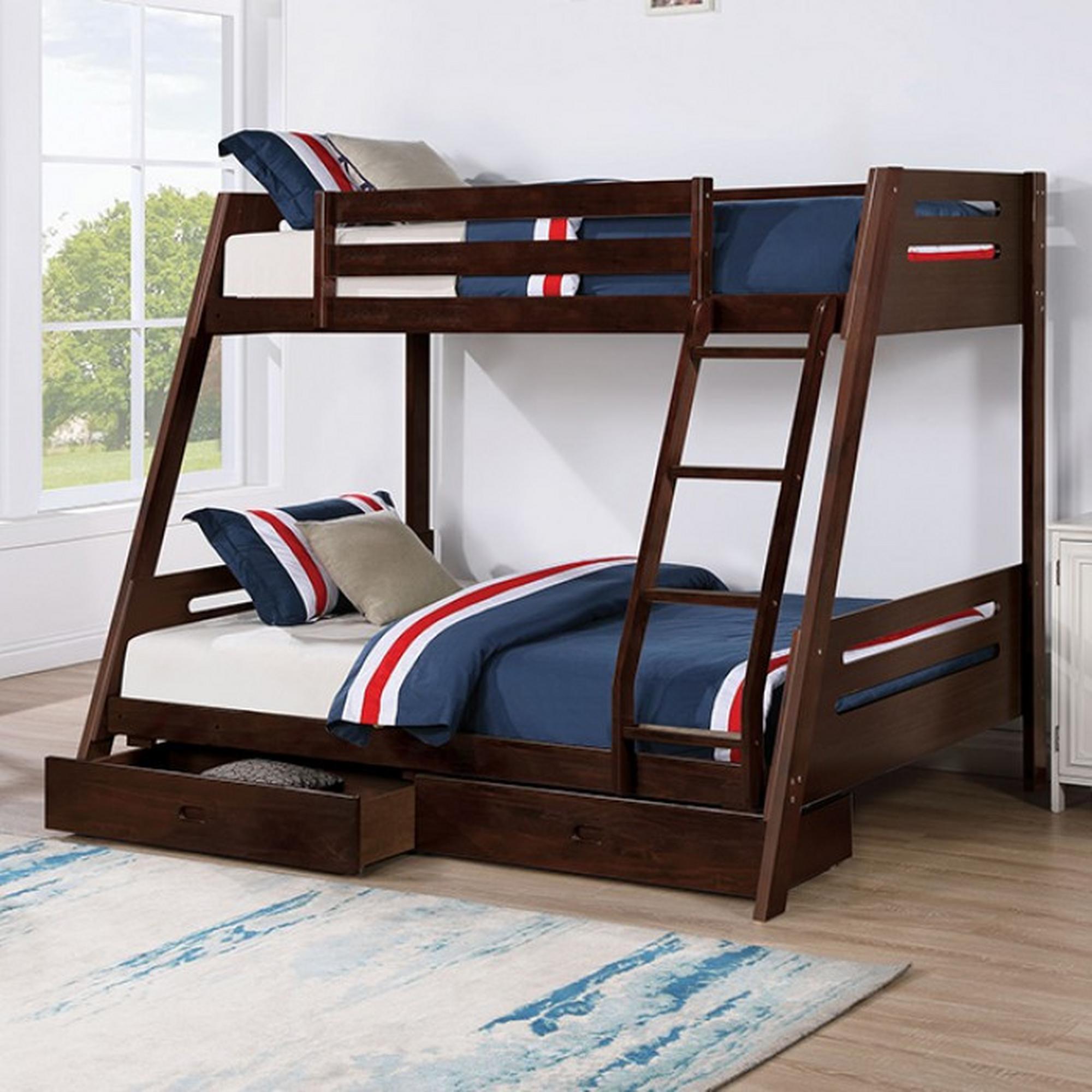 Emilee 2-Piece Bunkbed Twin over Full - Espresso