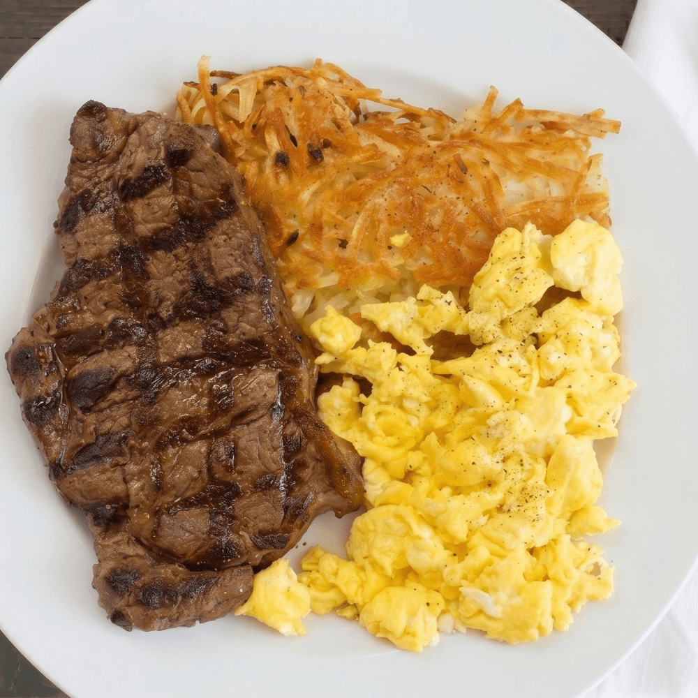 New York Steak & Three Eggs