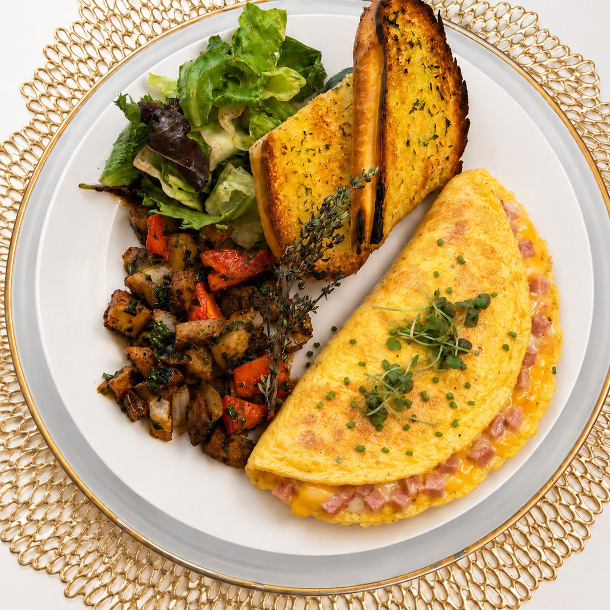 Ham and Cheese Omelet