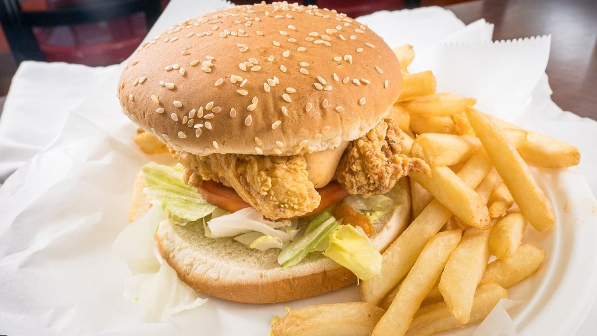 Crispy Chicken Burger