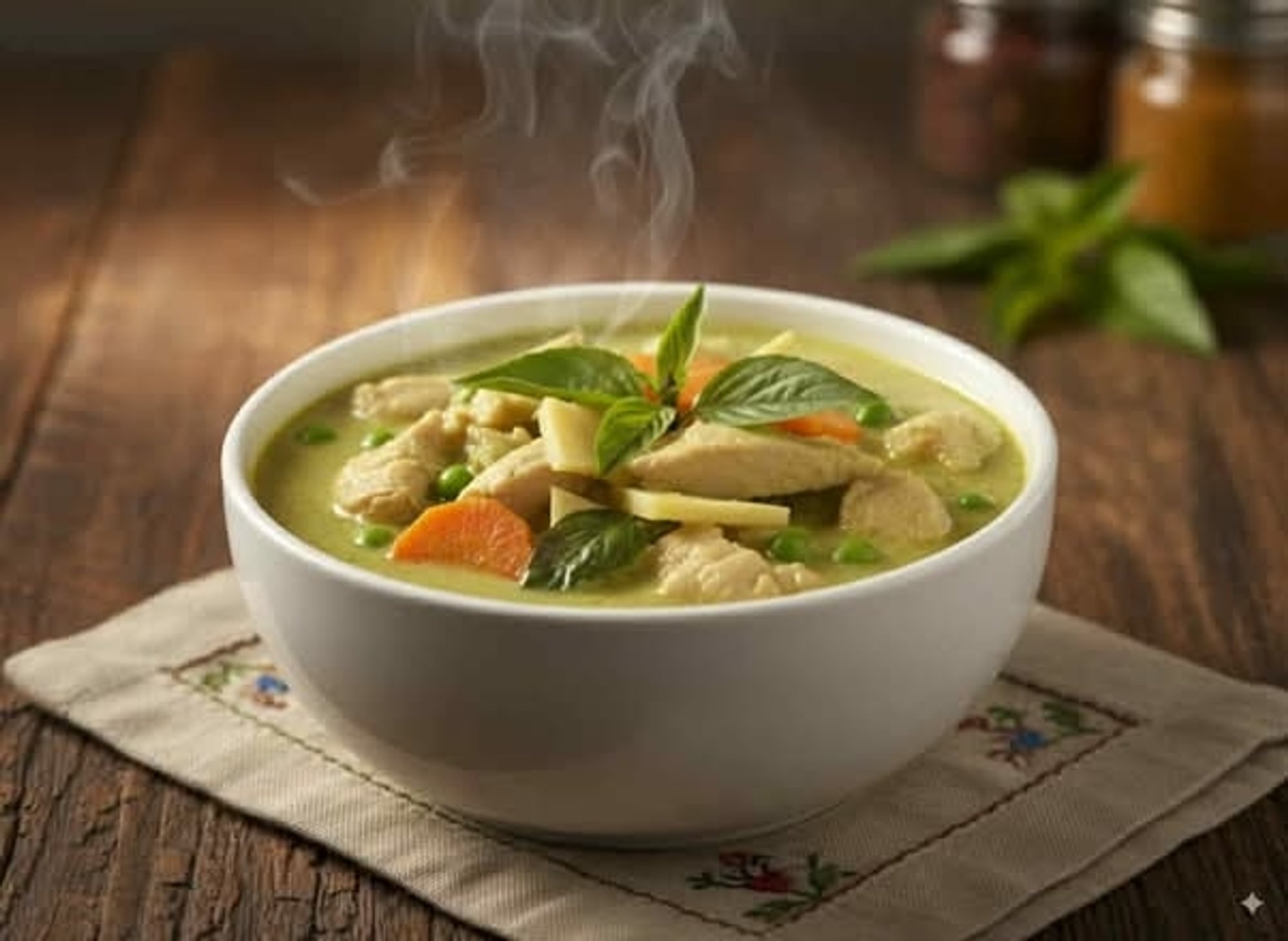 Ground Chicken Green Curry
