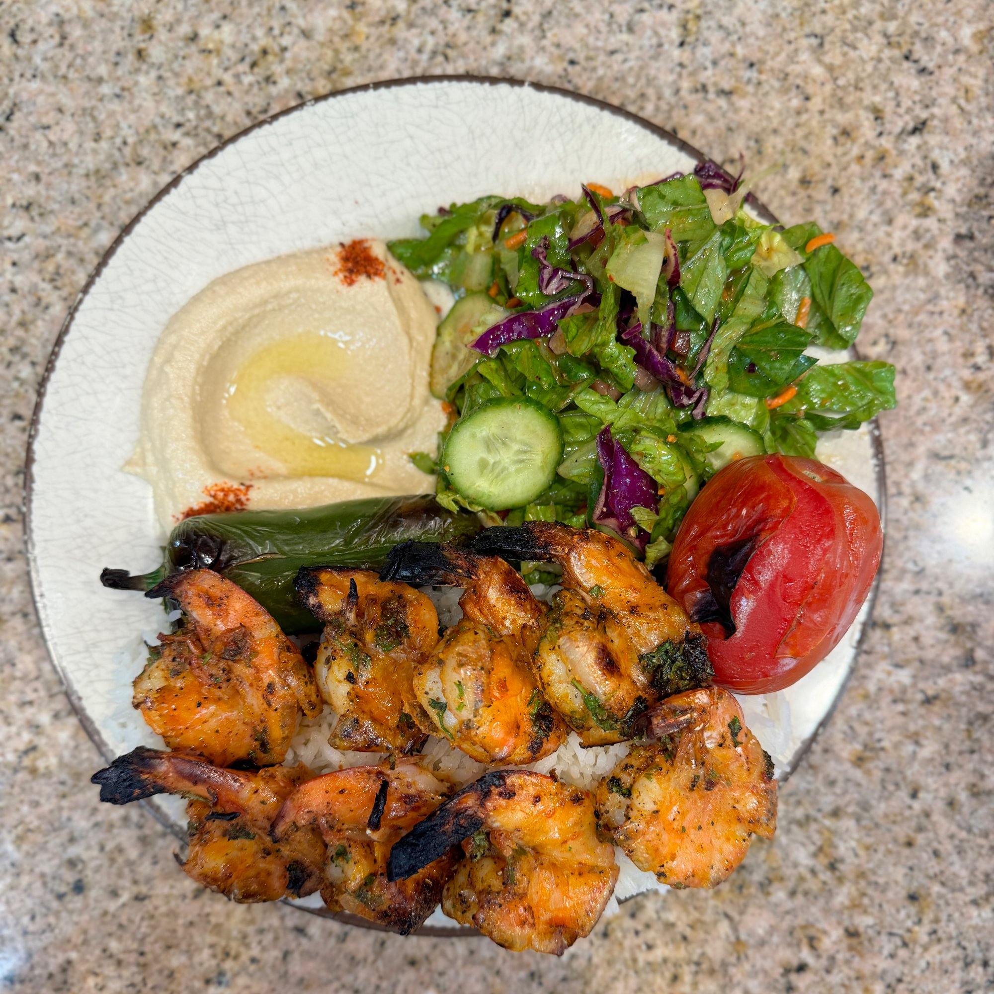 Shrimp Kabob Plate