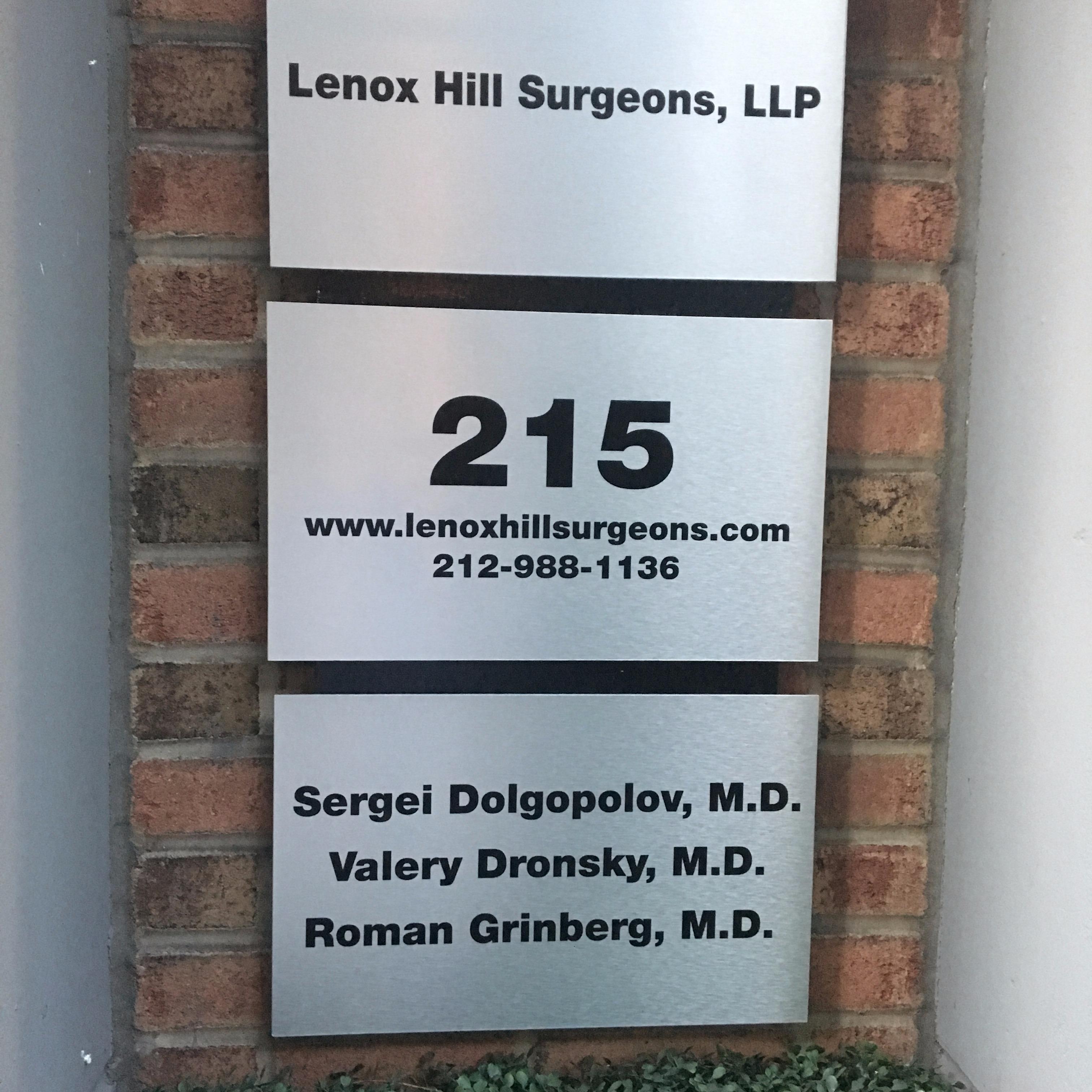 Valery Dronsky MD, FACS @ Lenox Hill Surgeons, LLP