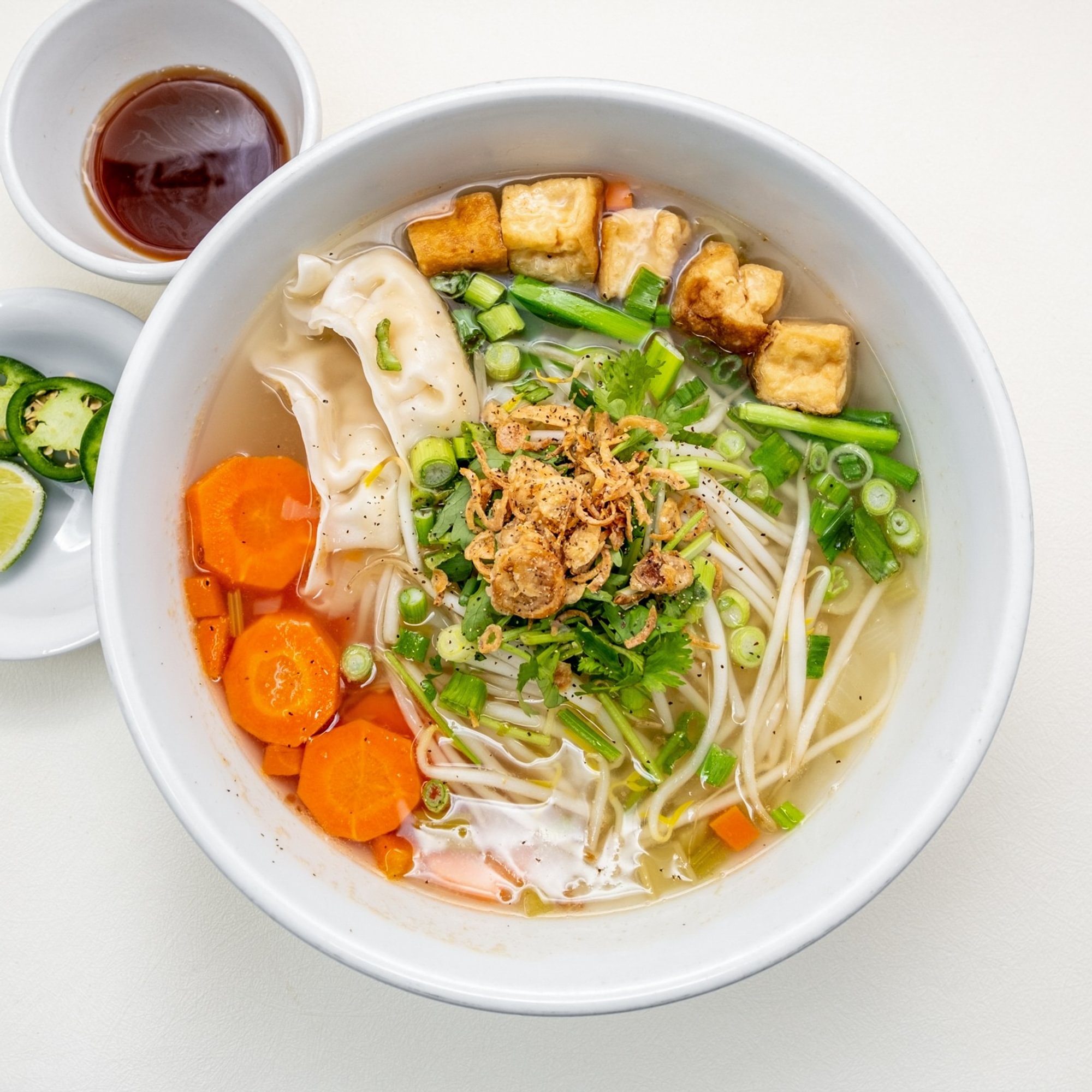 Vegetarian Noodle Soup / Hủ Tiếu Mì Chay