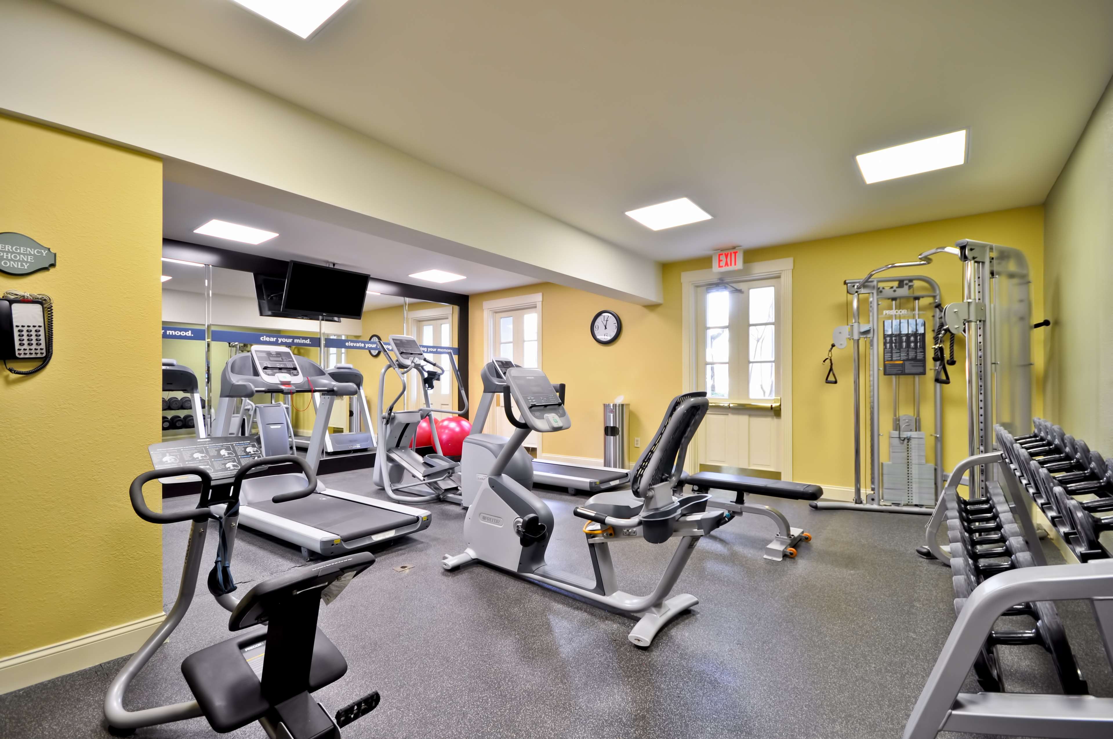 Health club  fitness center  gym