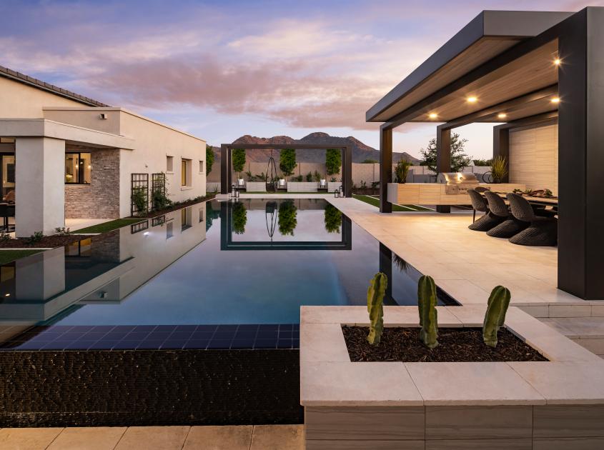 Ample backyards for resort-style living