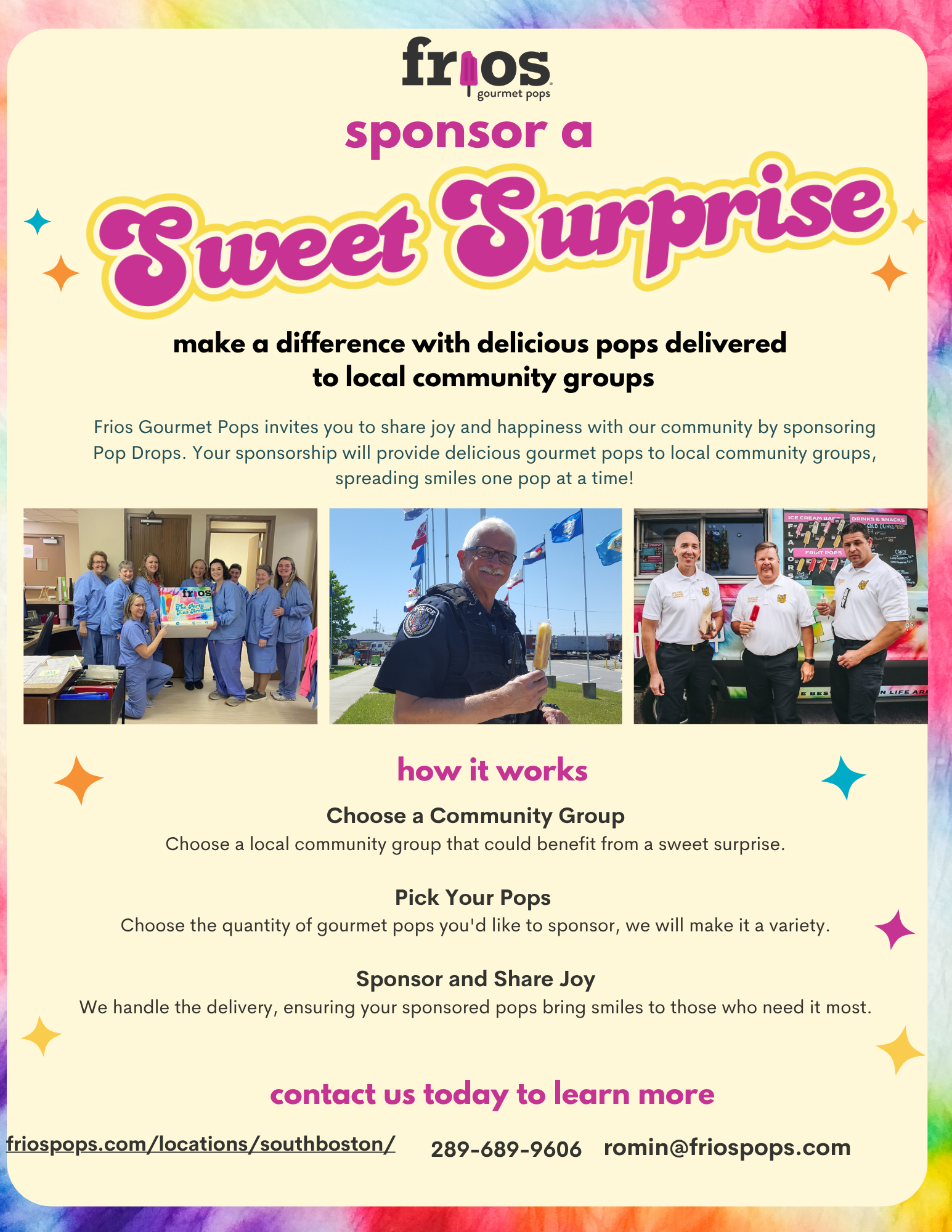 Frios Gourmet Pops South Boston Image